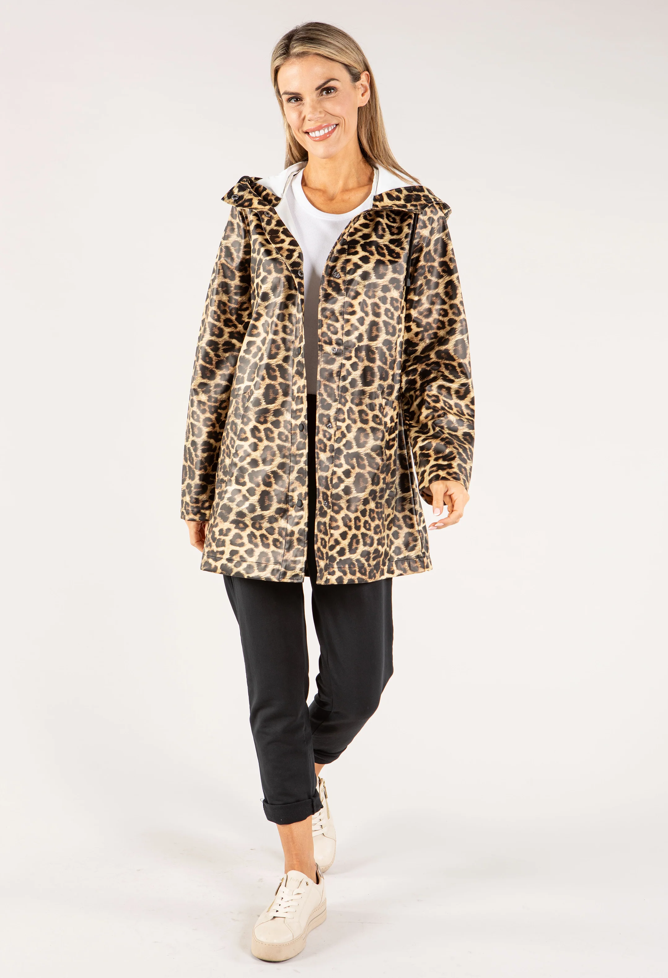 ONLMARIE Leopard Raincoat - Image 2