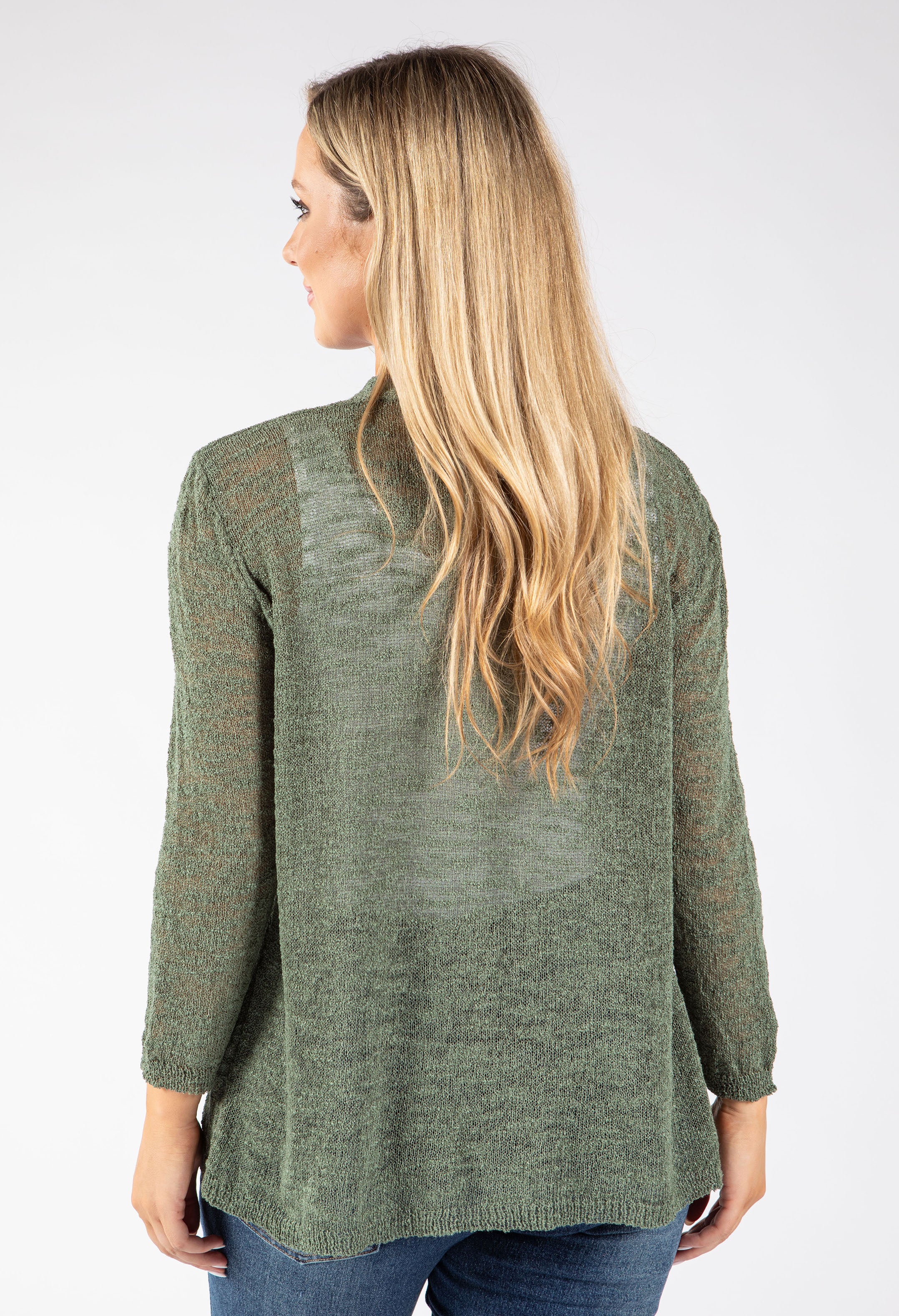 Open Knit Cardigan - Image 8