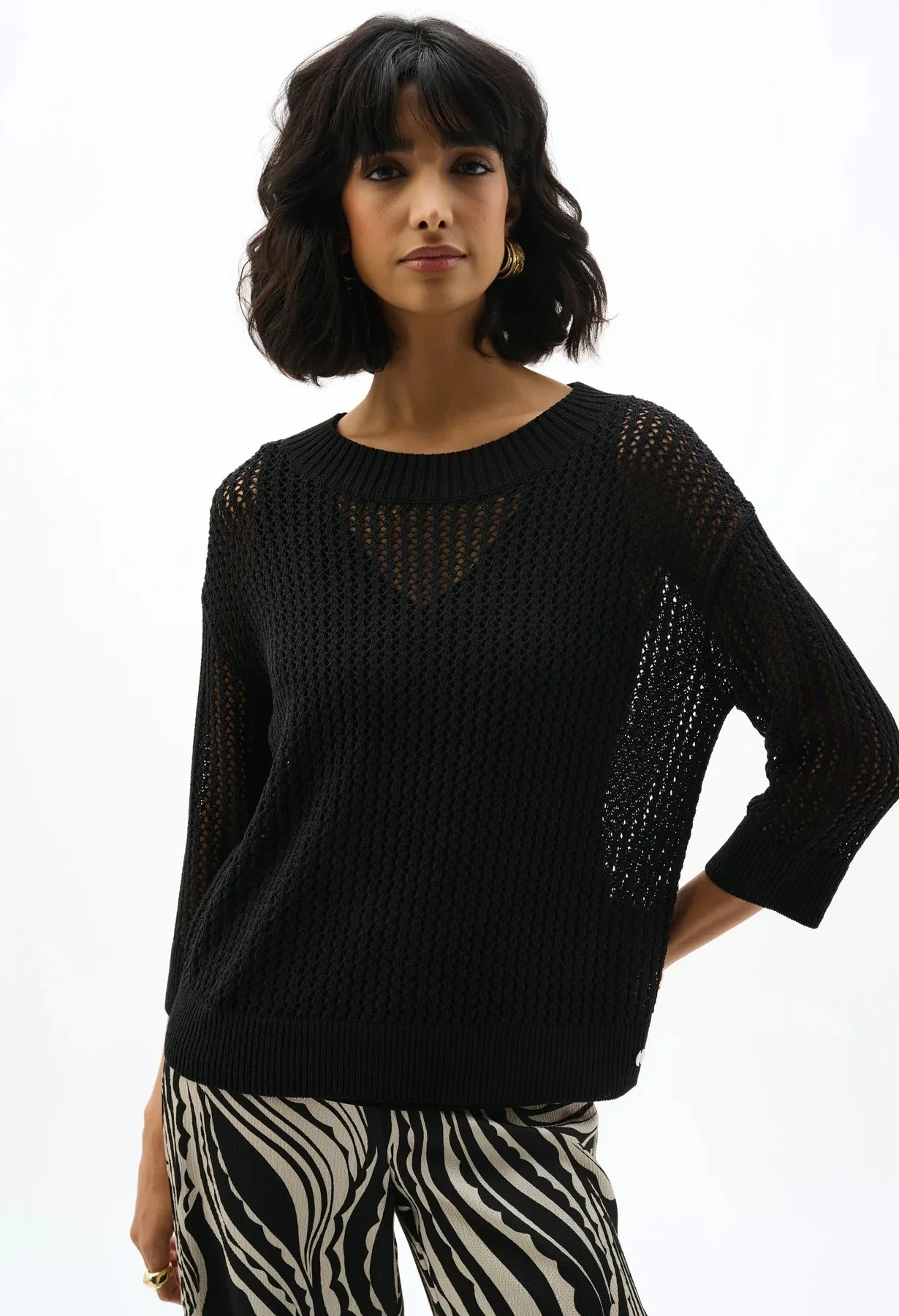 Open Stitch Sweater - Image 3