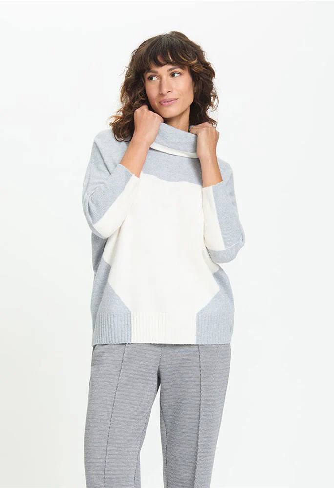 Oversized Cowl Neck Jumper - Image 2