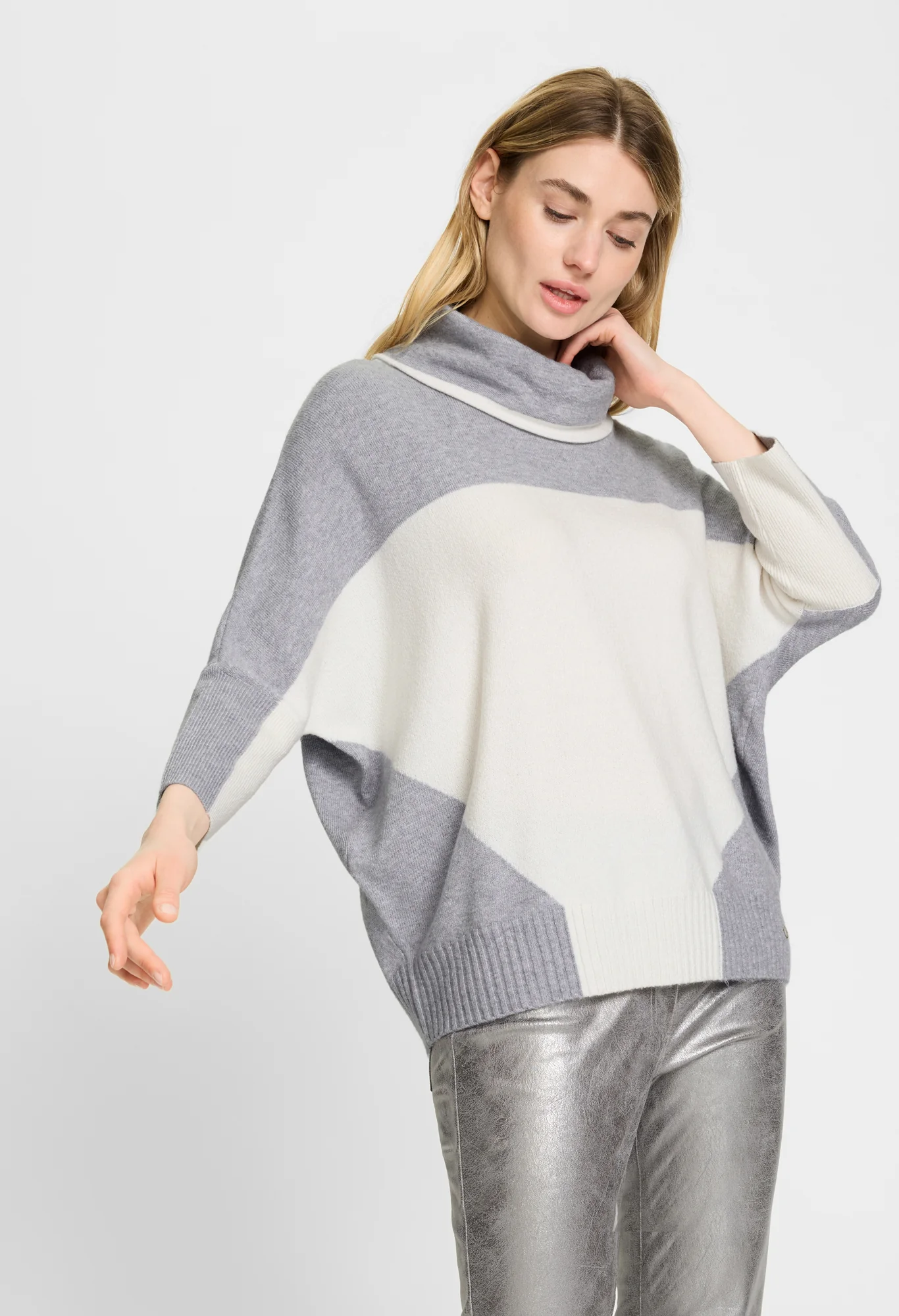Oversized Cowl Neck Jumper - Image 4