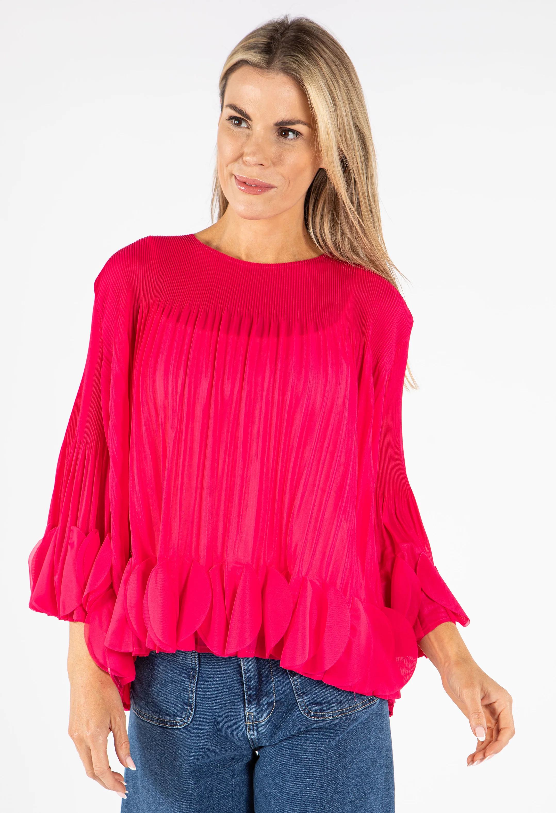 Petal Pleated Blouse - Image 11