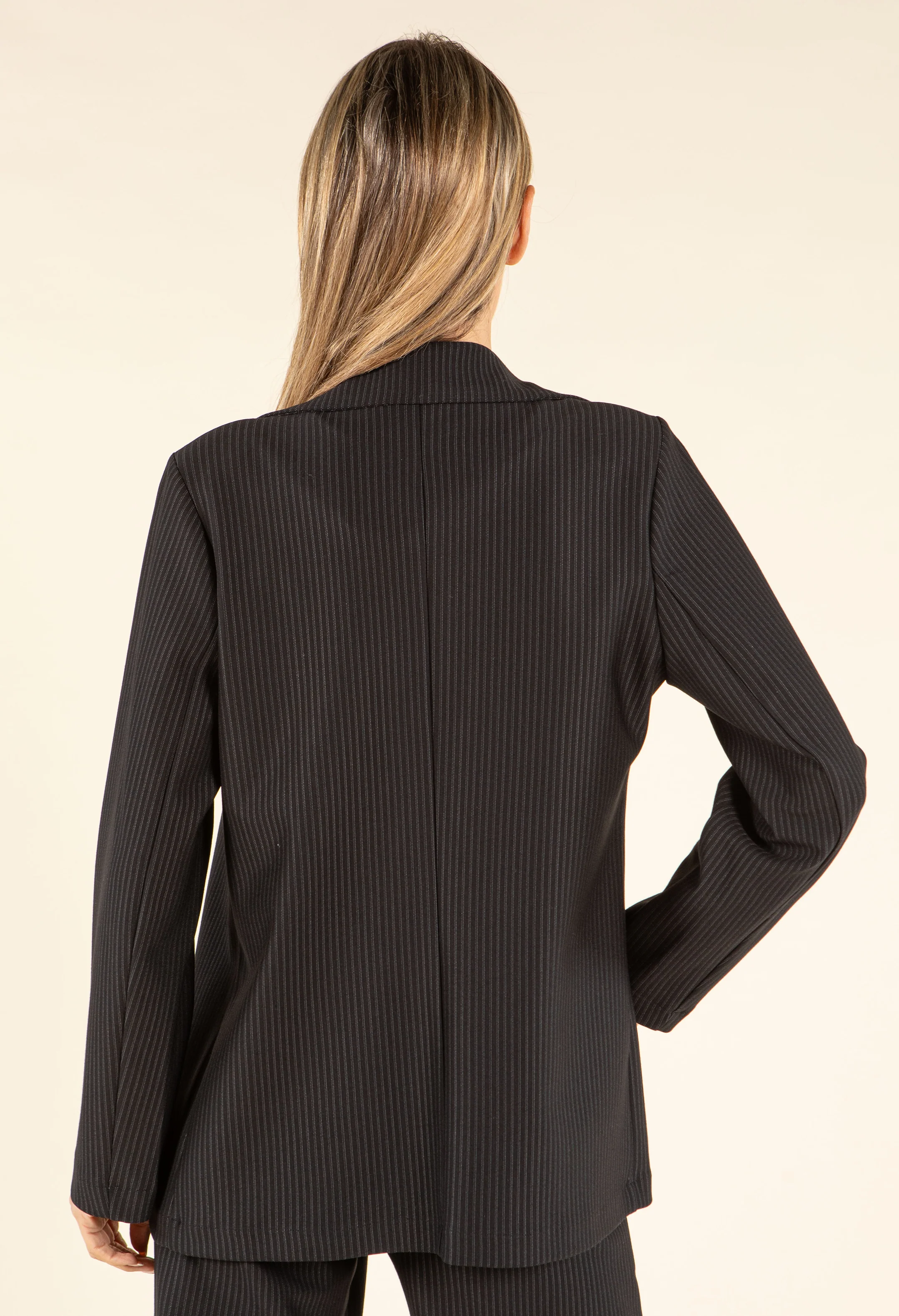 Pinstripe Blazer - Image 7