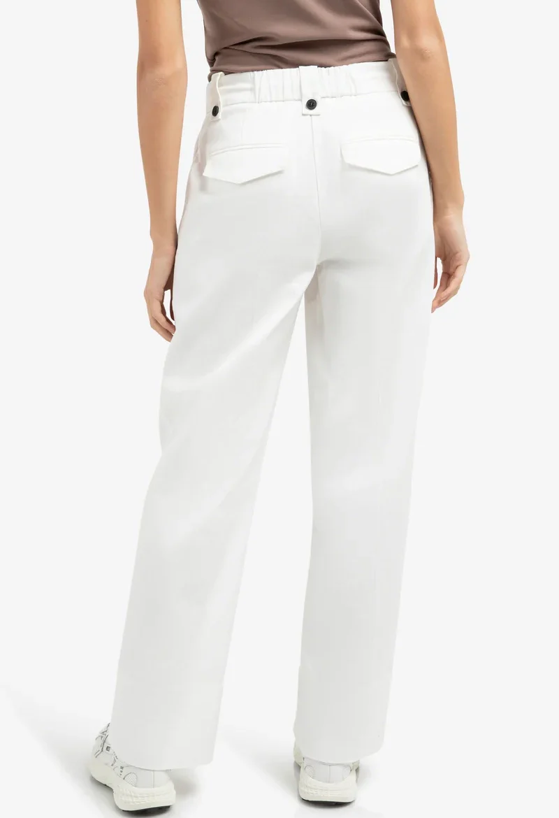 Pleated Wide Leg Trousers - Image 4