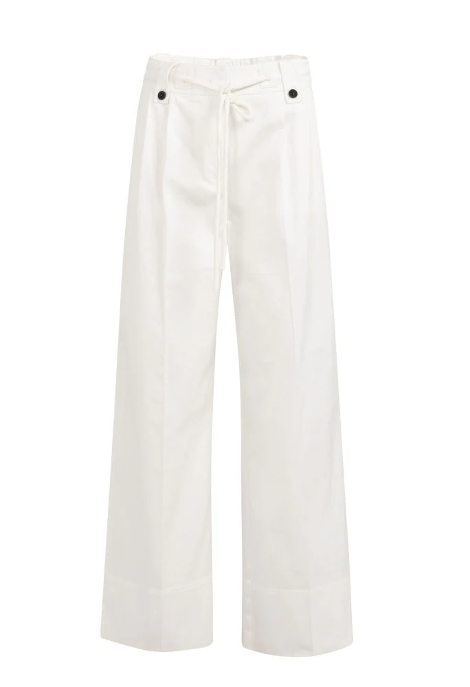 Pleated Wide Leg Trousers - Image 5