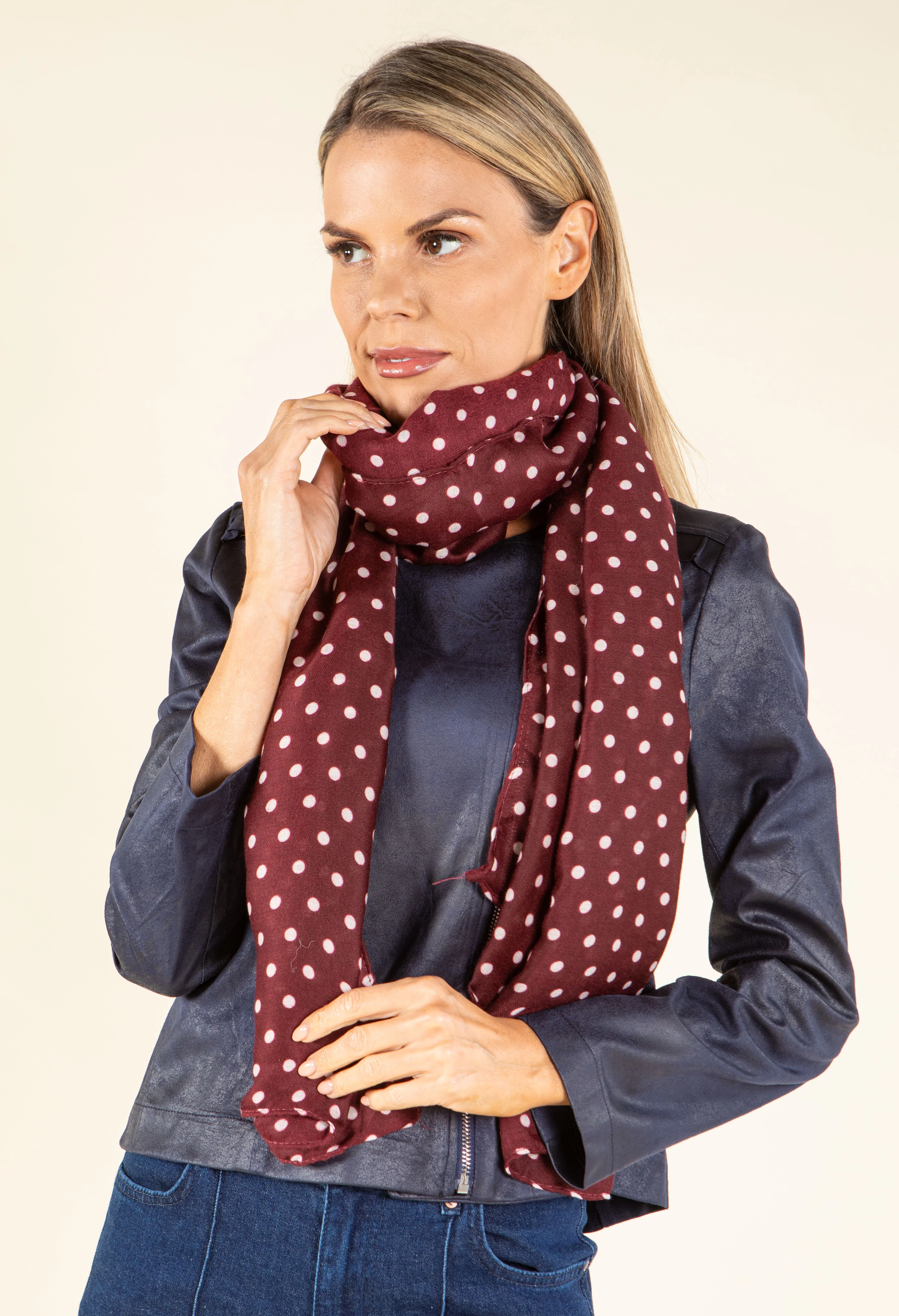 Polka Dot Scarf - Image 5