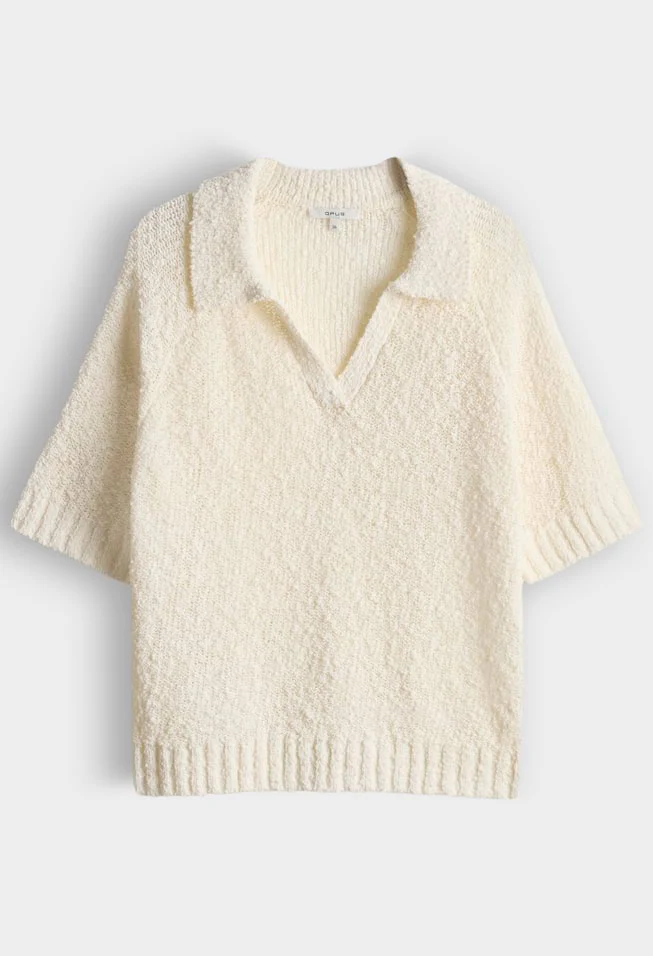 Posilly Short sleeve Boucle knit top - Image 4