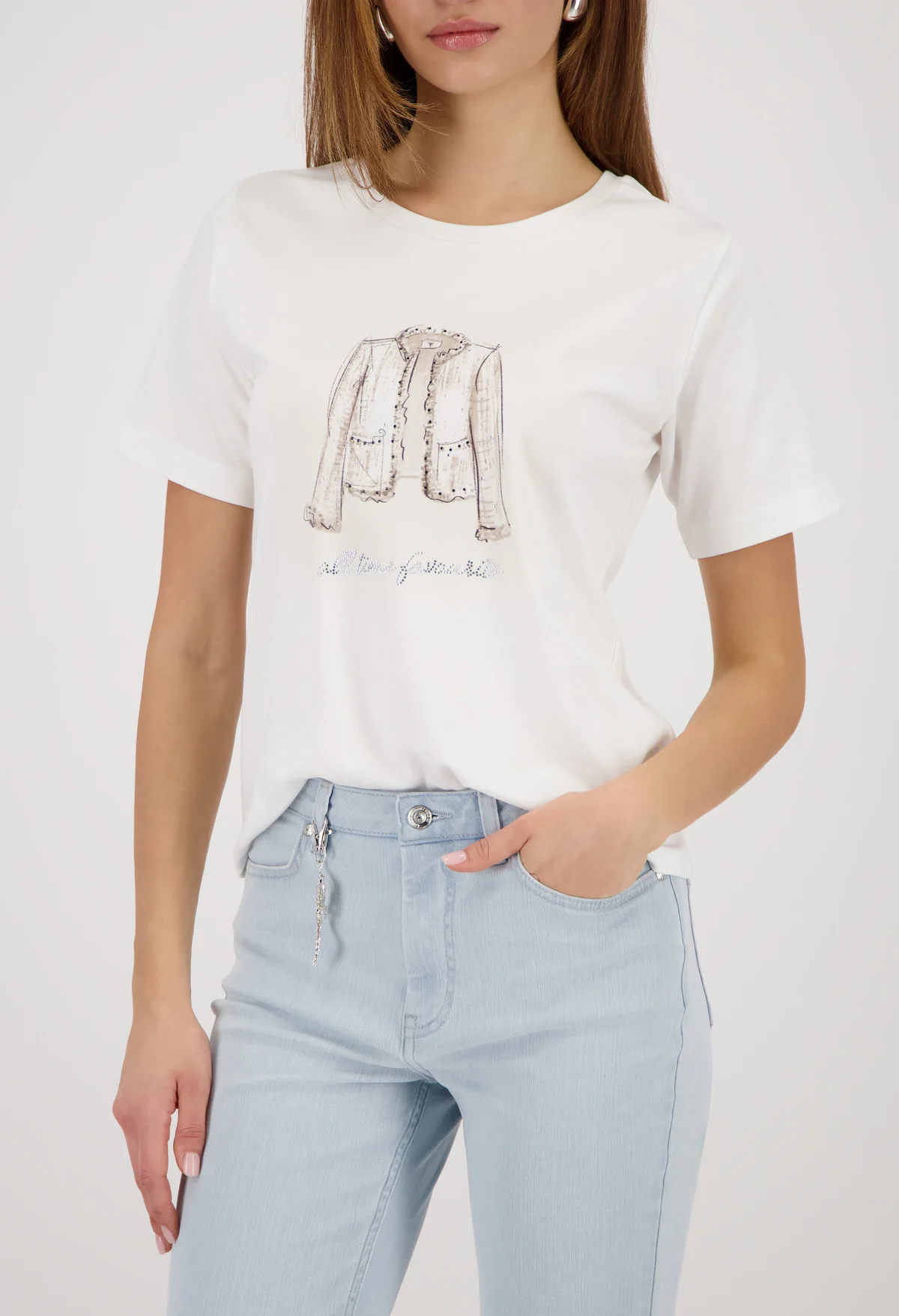 Printed Short Sleeve Top