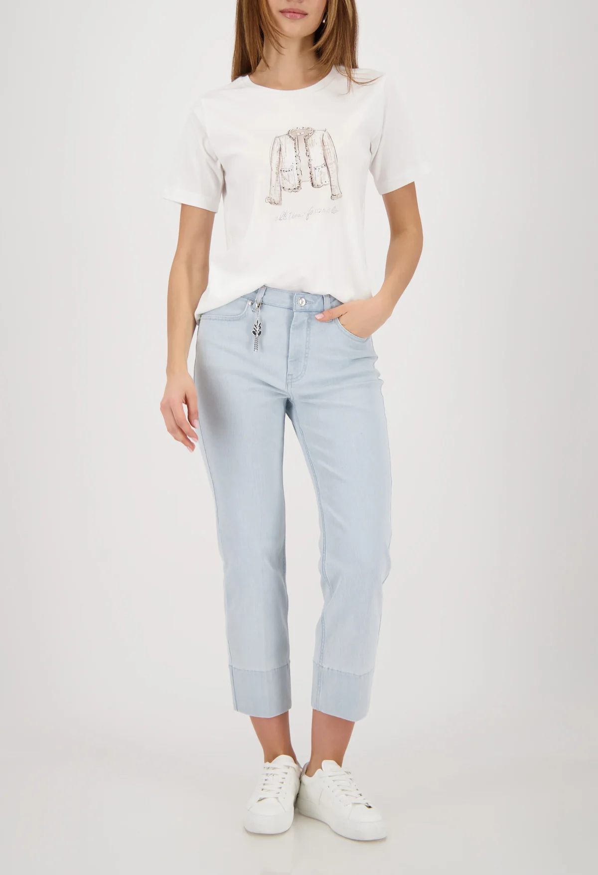 Printed Short Sleeve Top - Image 5