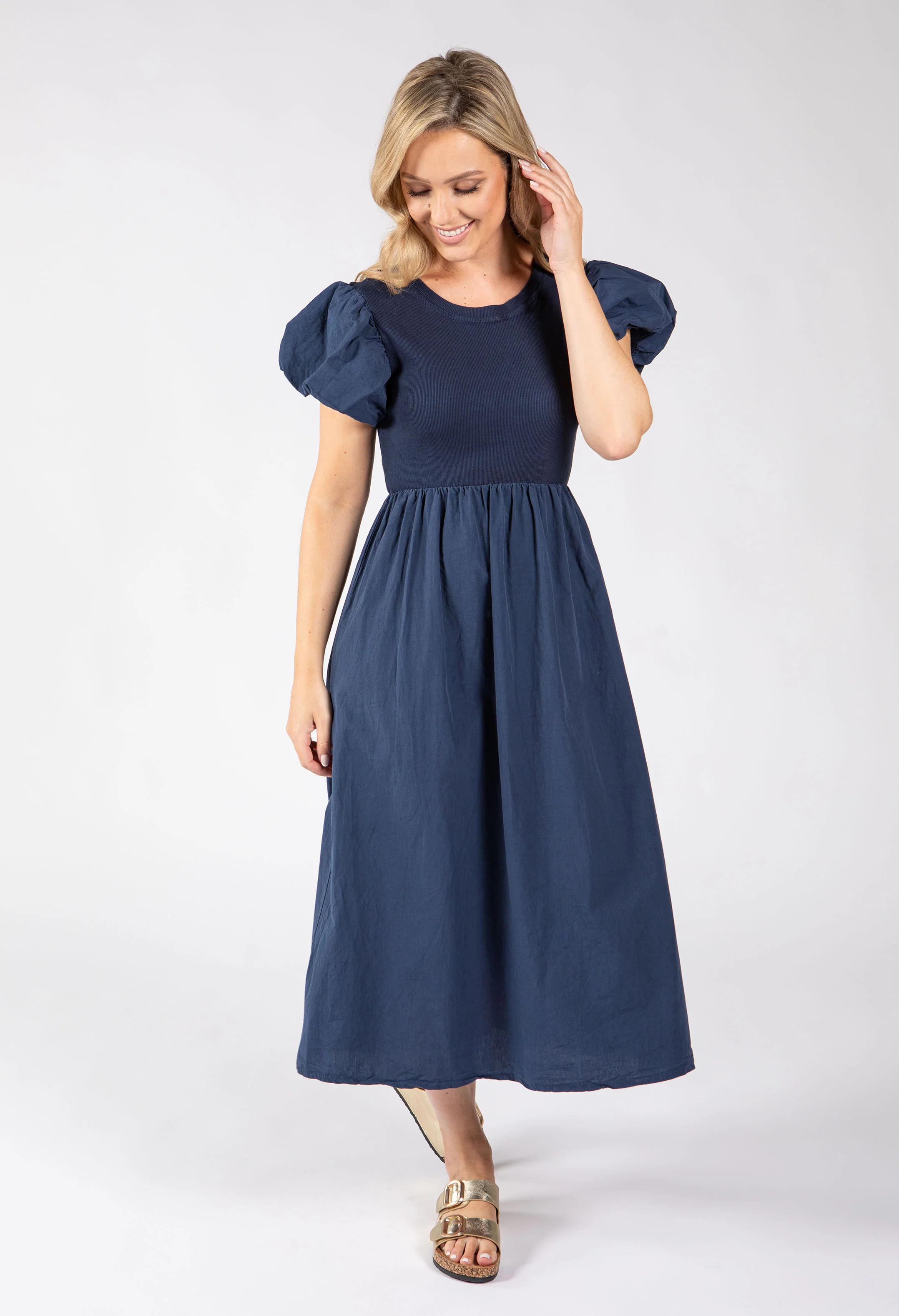 Puff Sleeve Summer Dress - Image 2