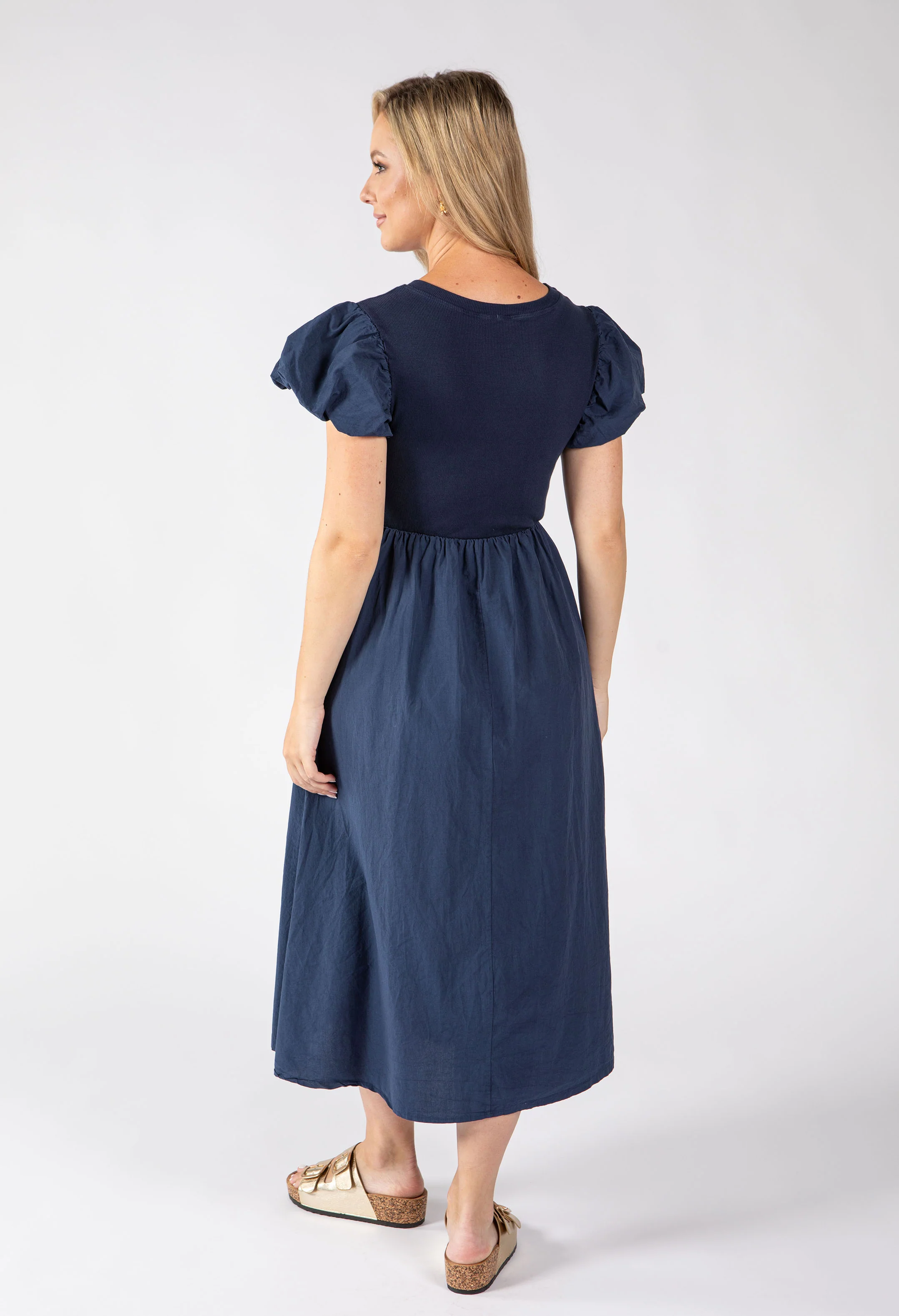 Puff Sleeve Summer Dress - Image 4