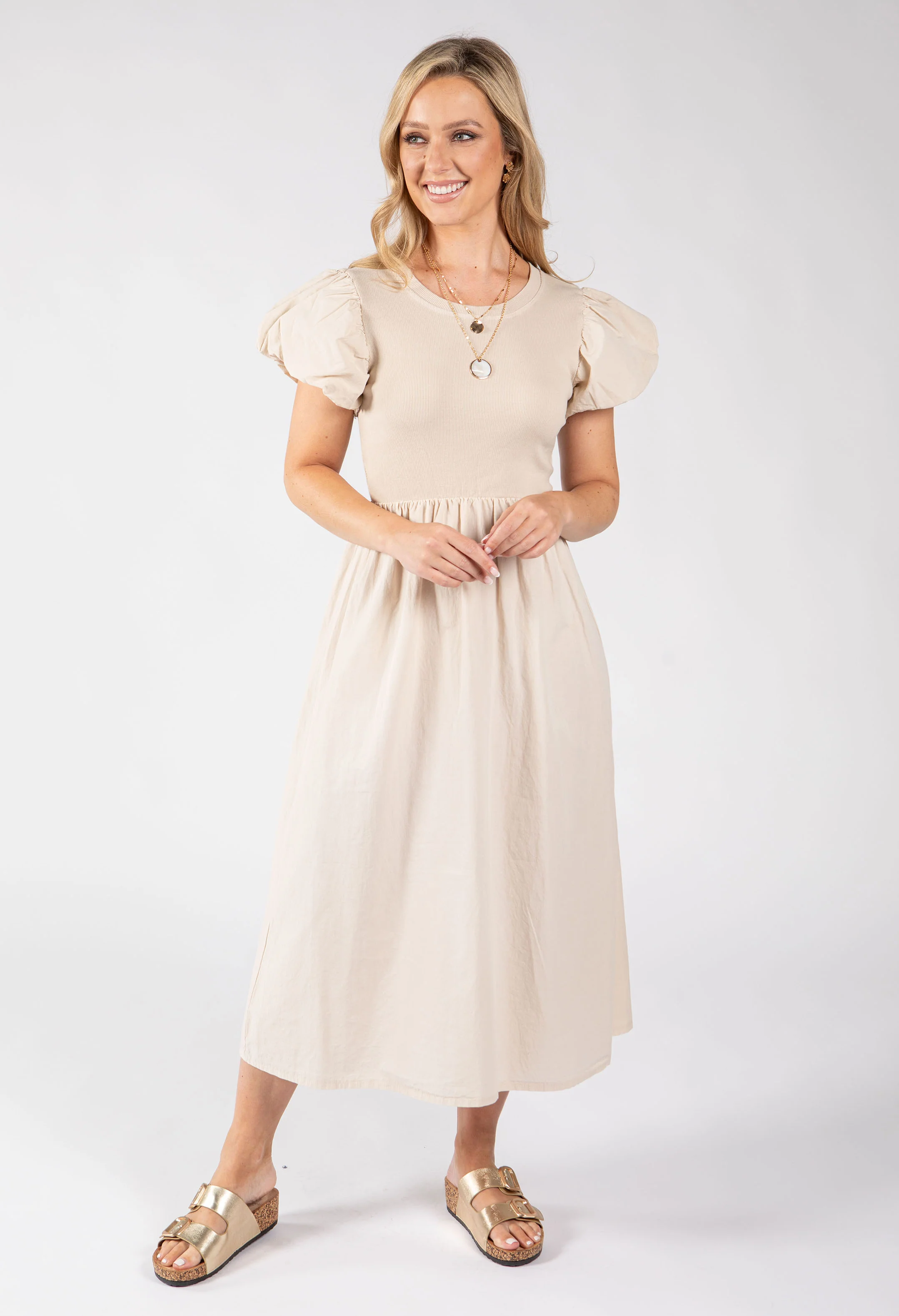 Puff Sleeve Summer Dress - Image 7