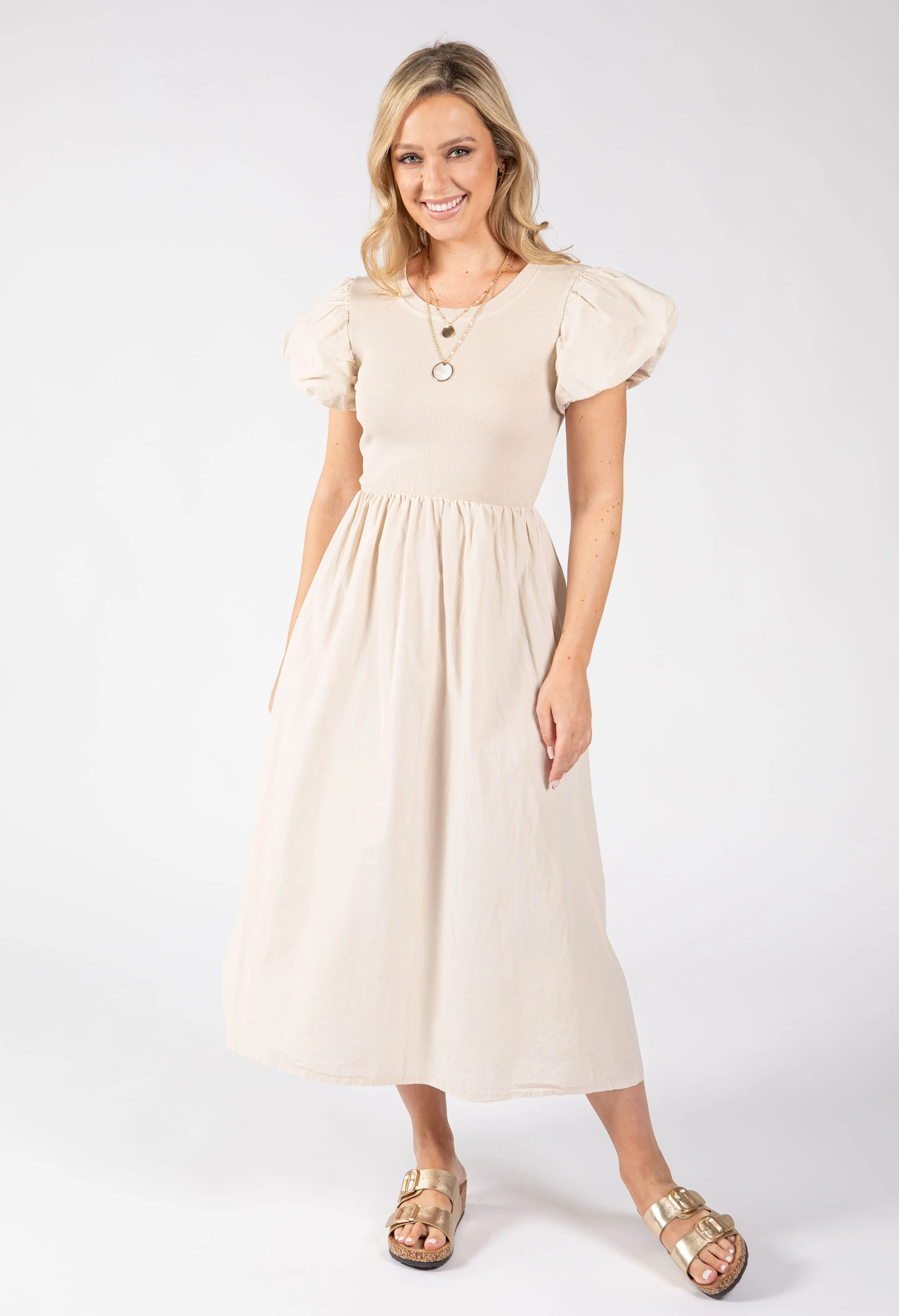 Puff Sleeve Summer Dress - Image 8
