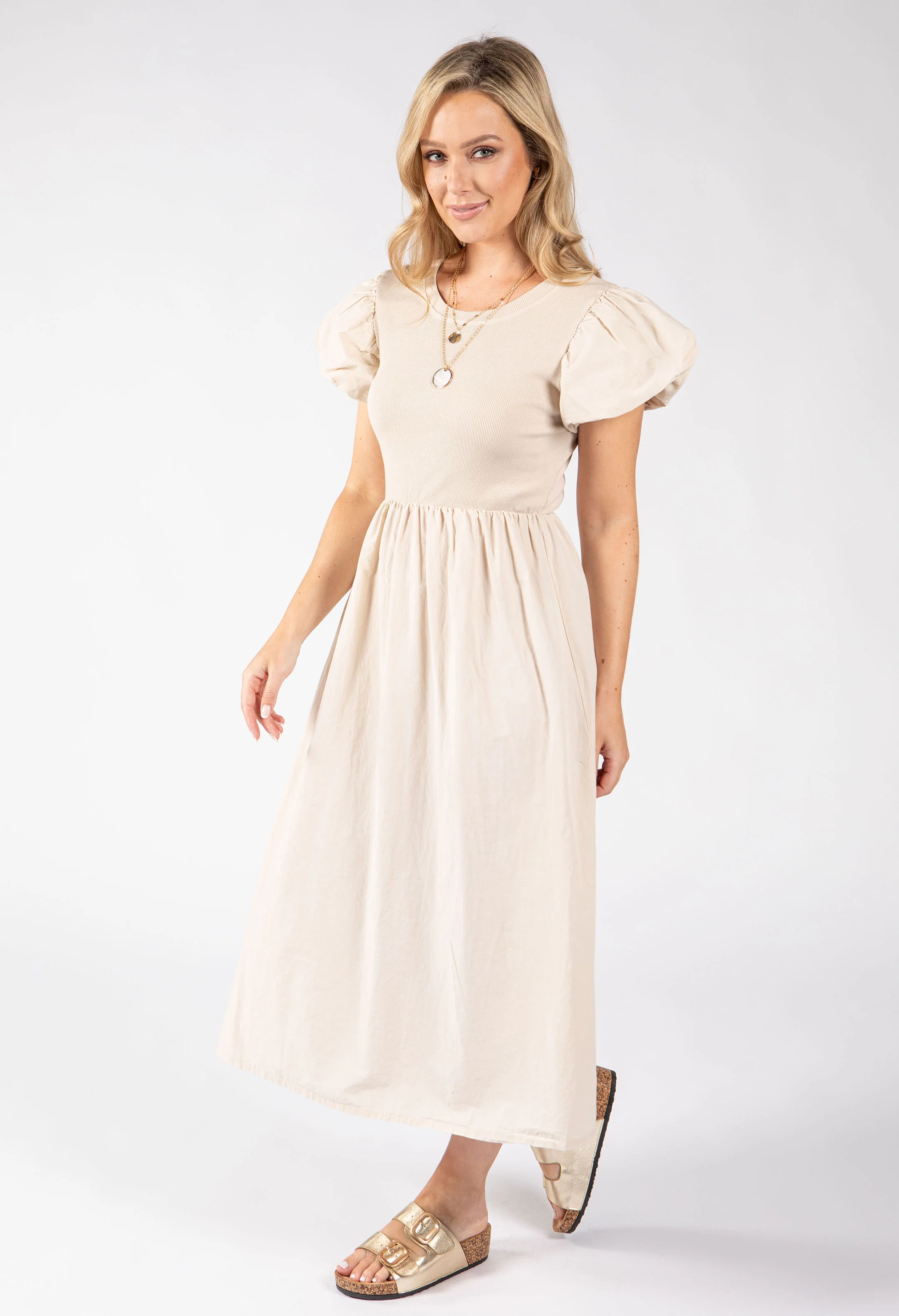 Puff Sleeve Summer Dress - Image 9