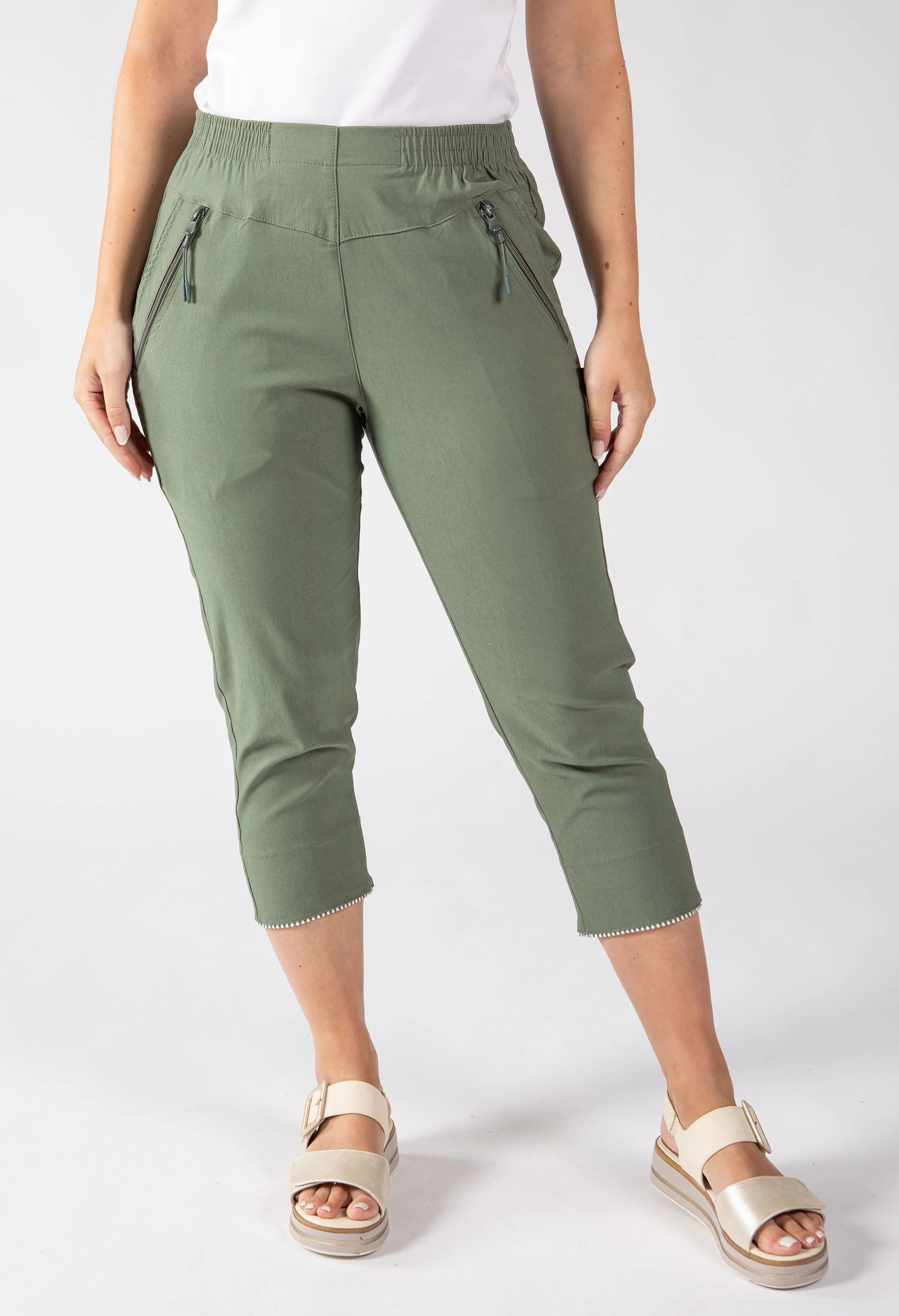Pull On Capri Trousers - Image 5