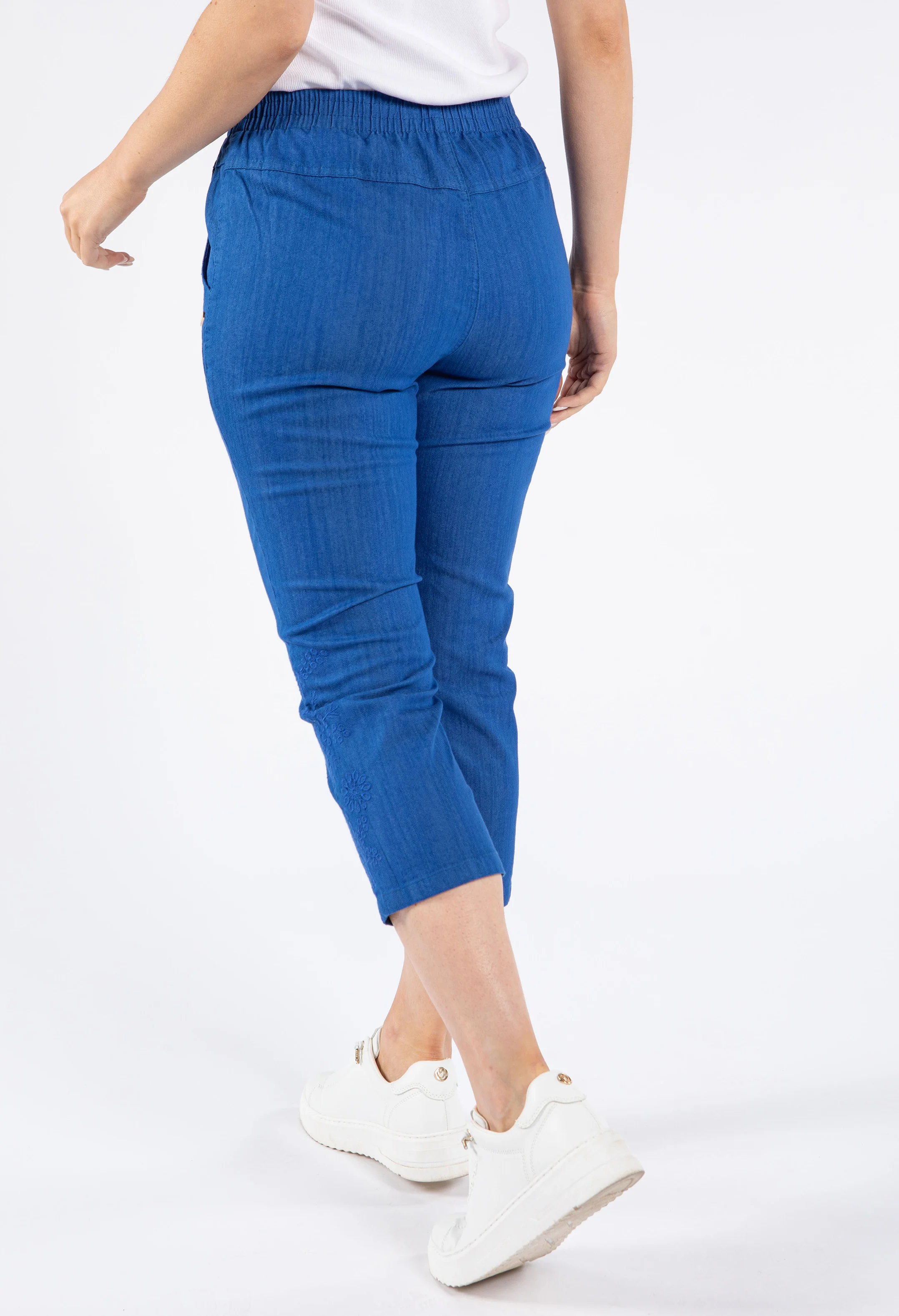 Pull on Capris with Embroidery detailing - Image 20