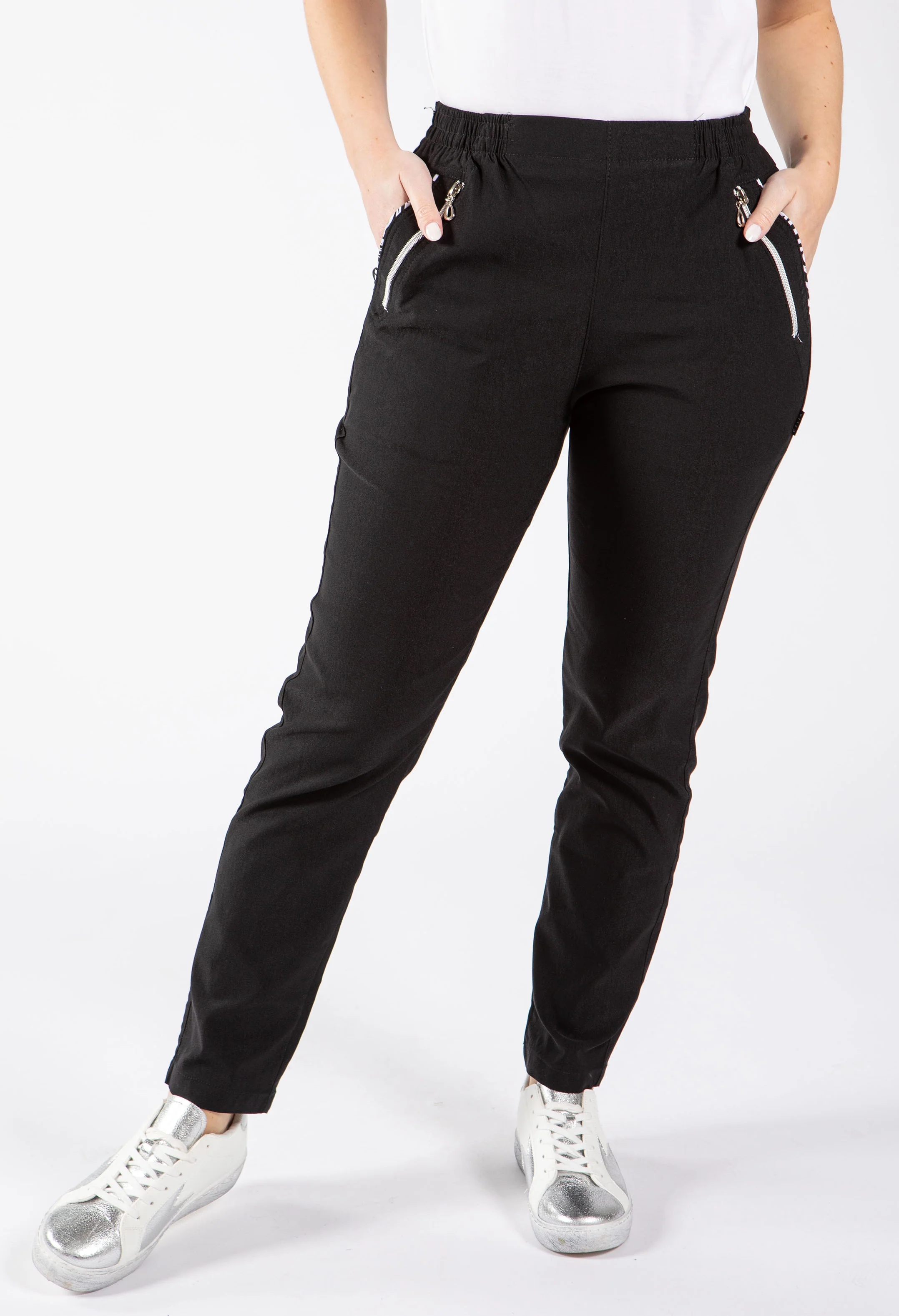 Relaxed Fit Pull On Trousers - Image 18