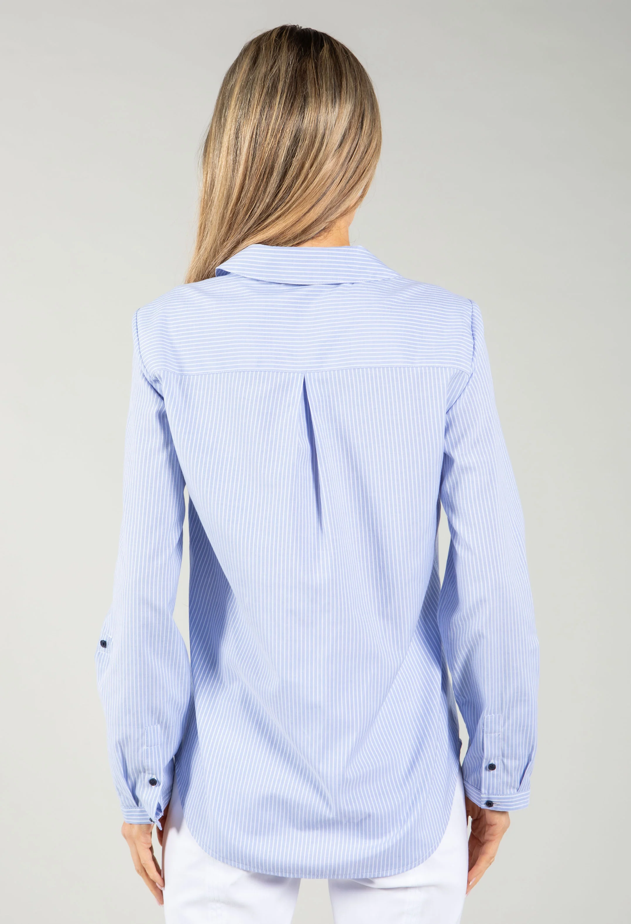 Relaxed Pin Stripe Shirt - Image 6
