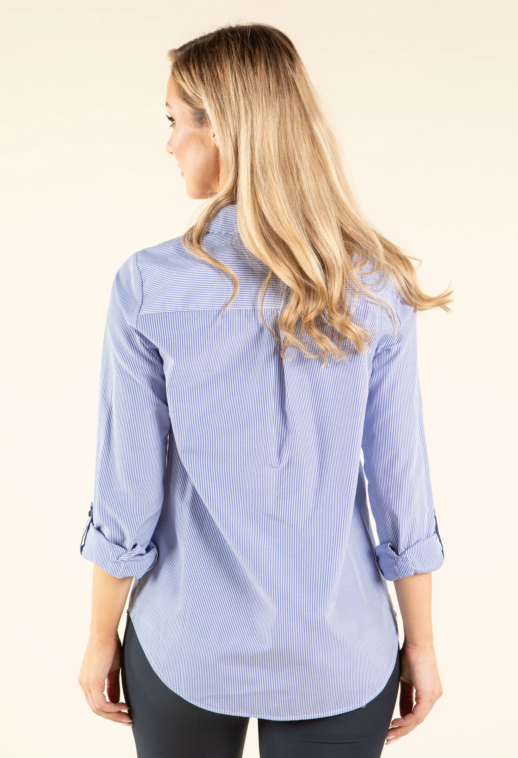 Relaxed Pin Stripe Shirt - Image 11