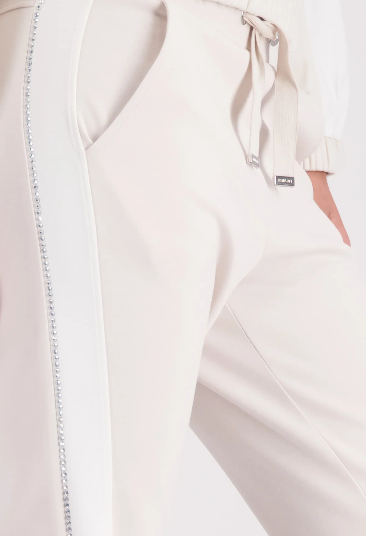 Rhinestone Detail Joggers - Image 4