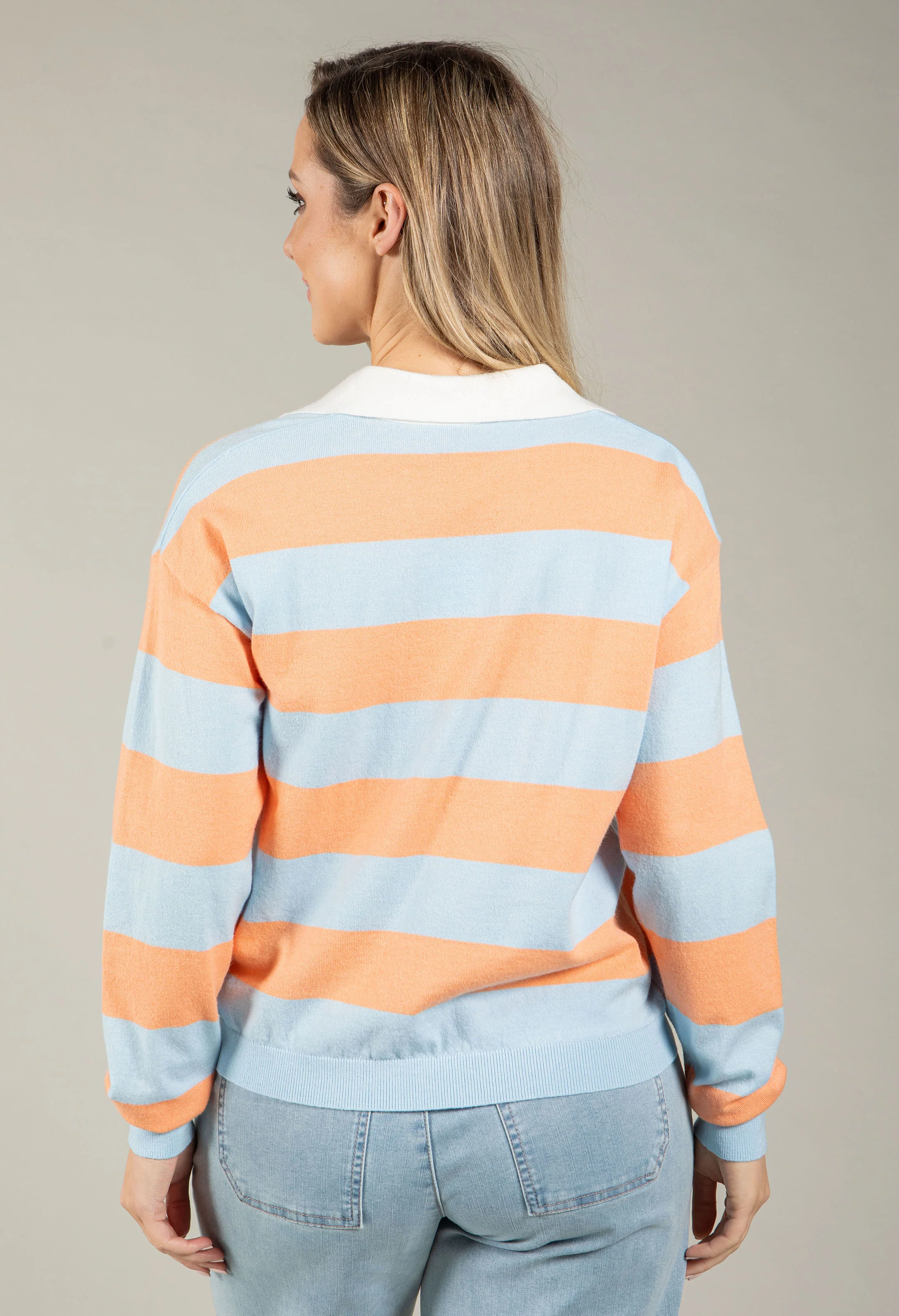 Rugby Stripe Knit Top - Image 12