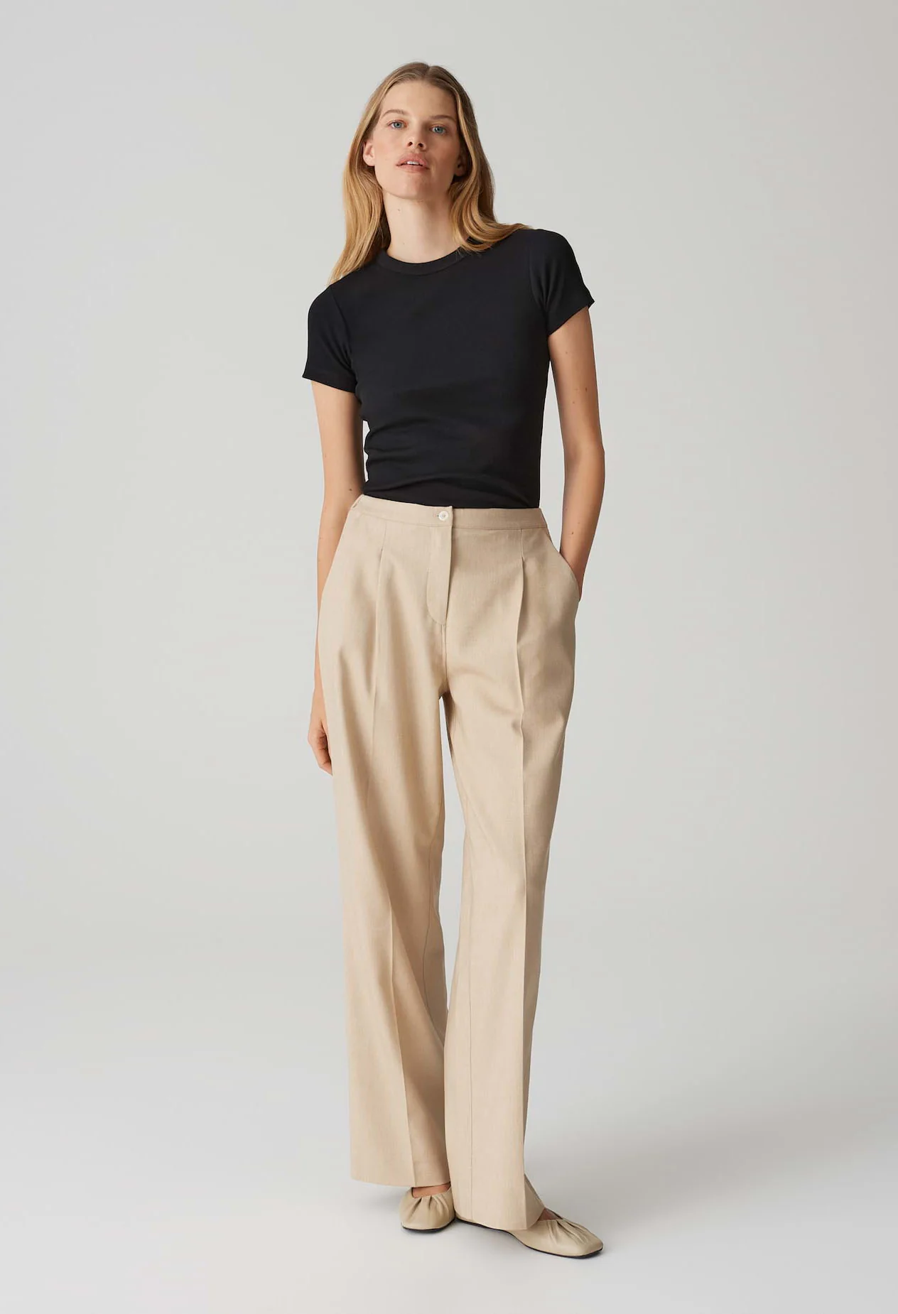 Samuna Slim Fine ribbed T-Shirt - Image 10