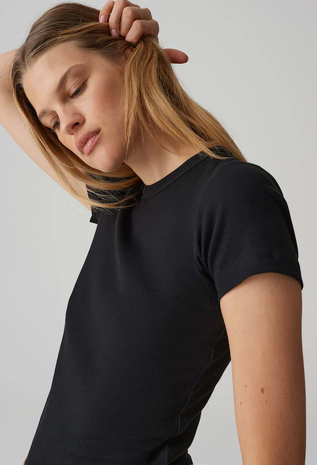 Samuna Slim Fine ribbed T-Shirt - Image 8