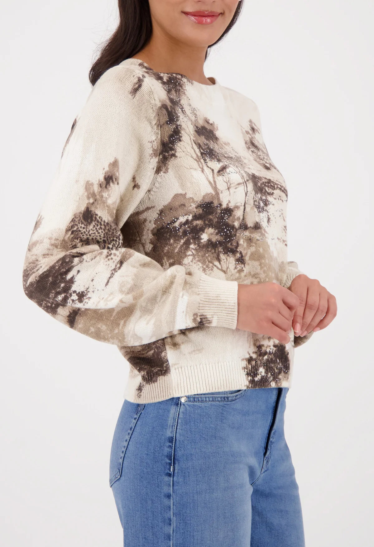 Savanna Print Knit Jumper - Image 2