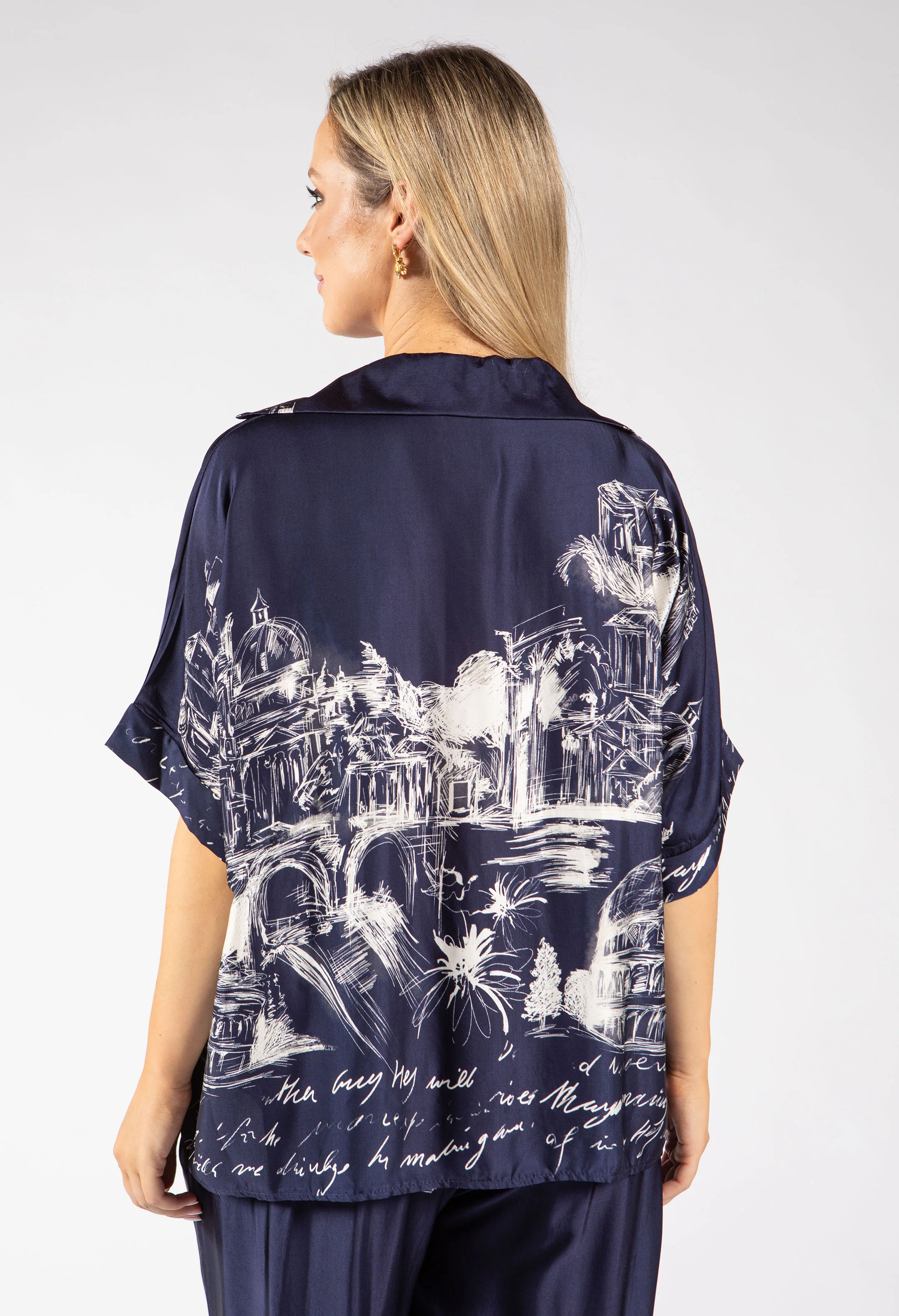 Scenic Print Blouse - Image 5