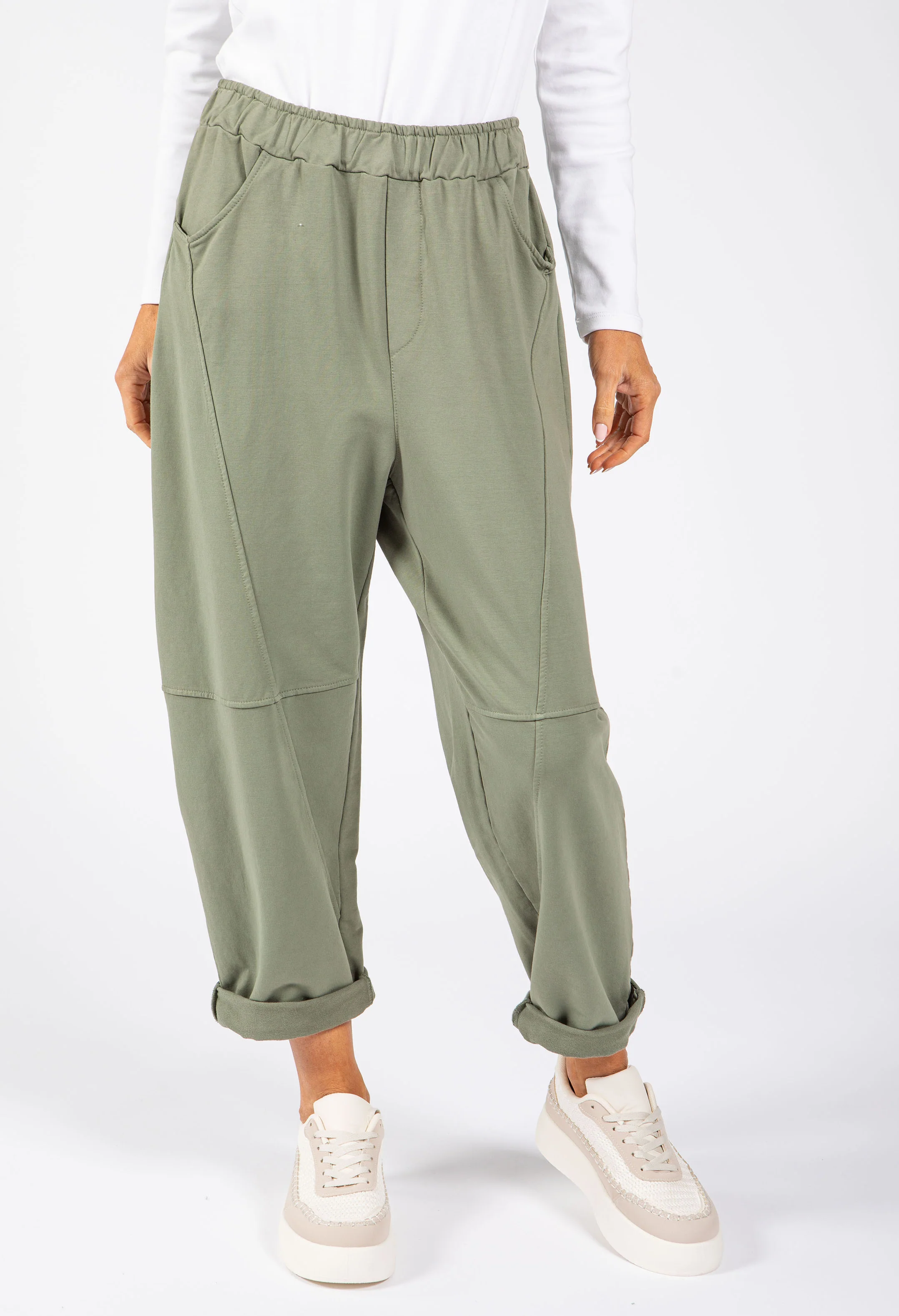 Seam Detail Barrel Joggers - Image 5