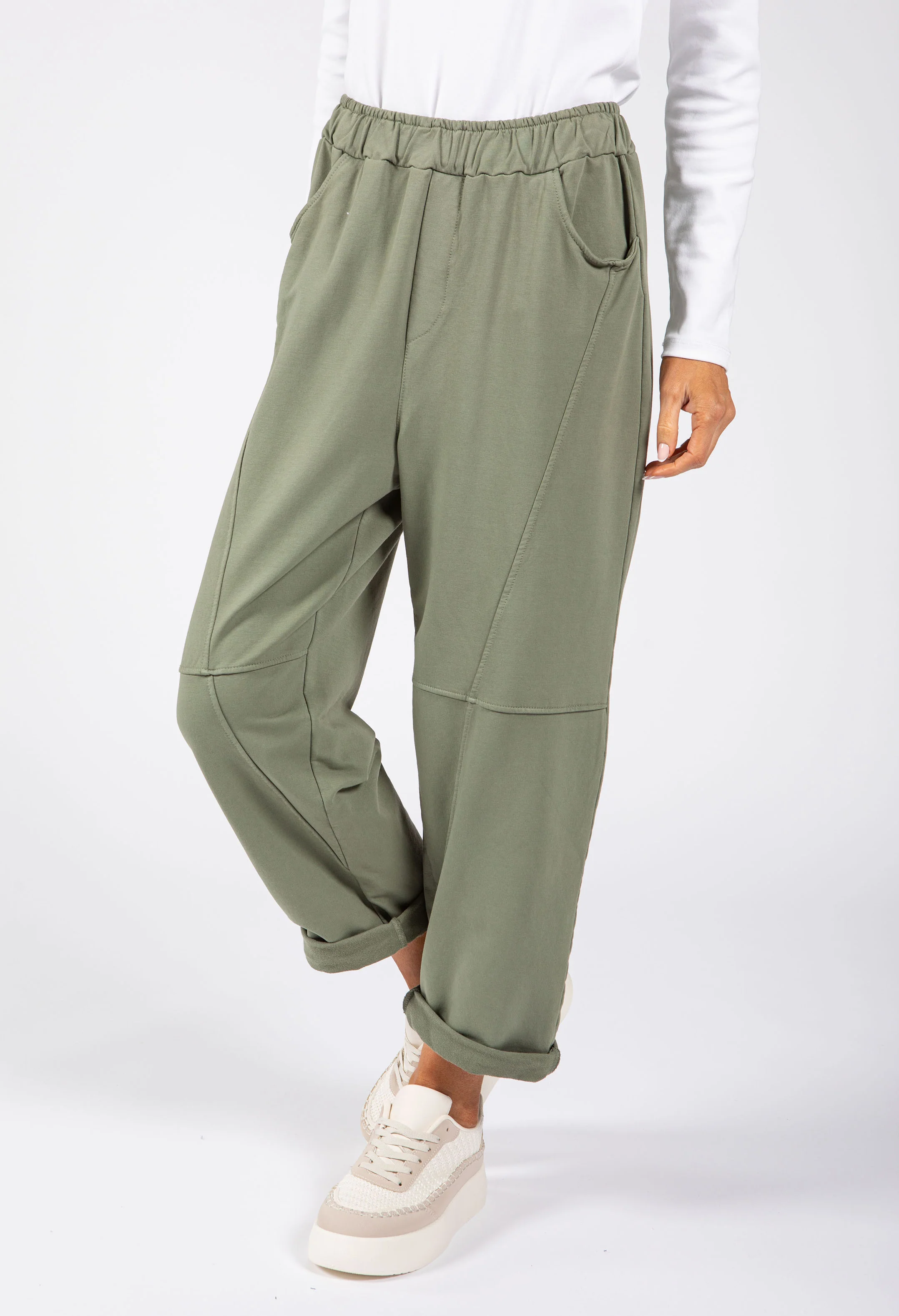 Seam Detail Barrel Joggers - Image 7