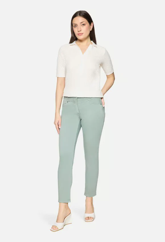 Selina 7/8 Length Slim Fit Trousers - Image 21