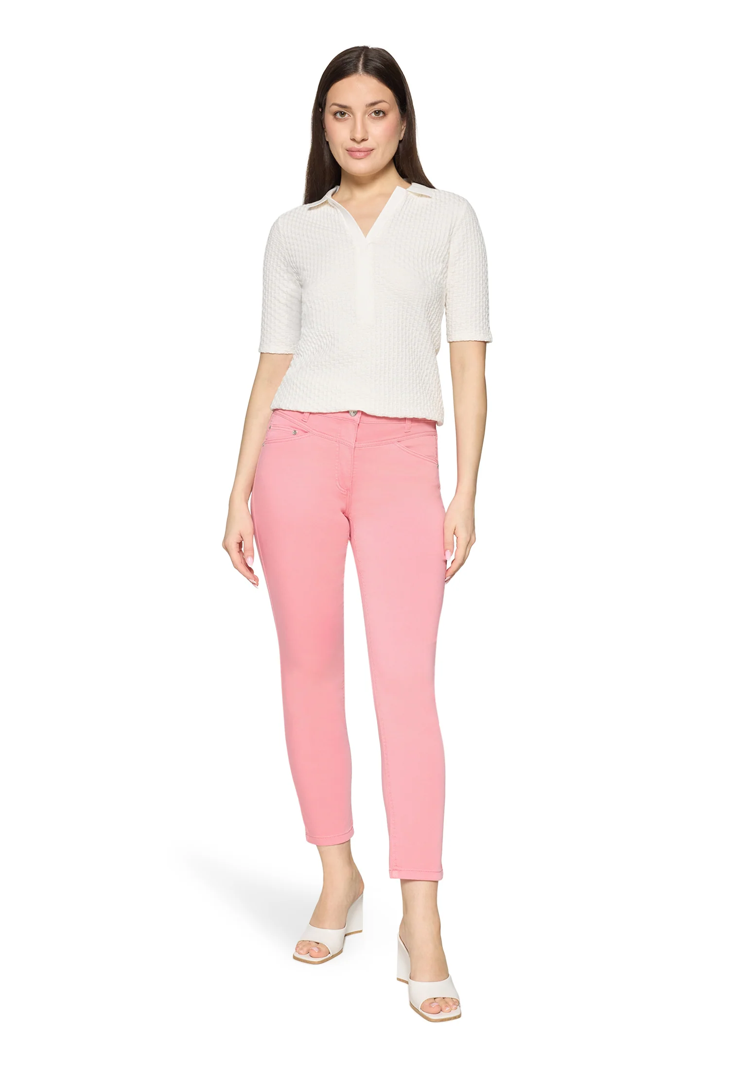 Selina 7/8 Length Slim Fit Trousers - Image 26