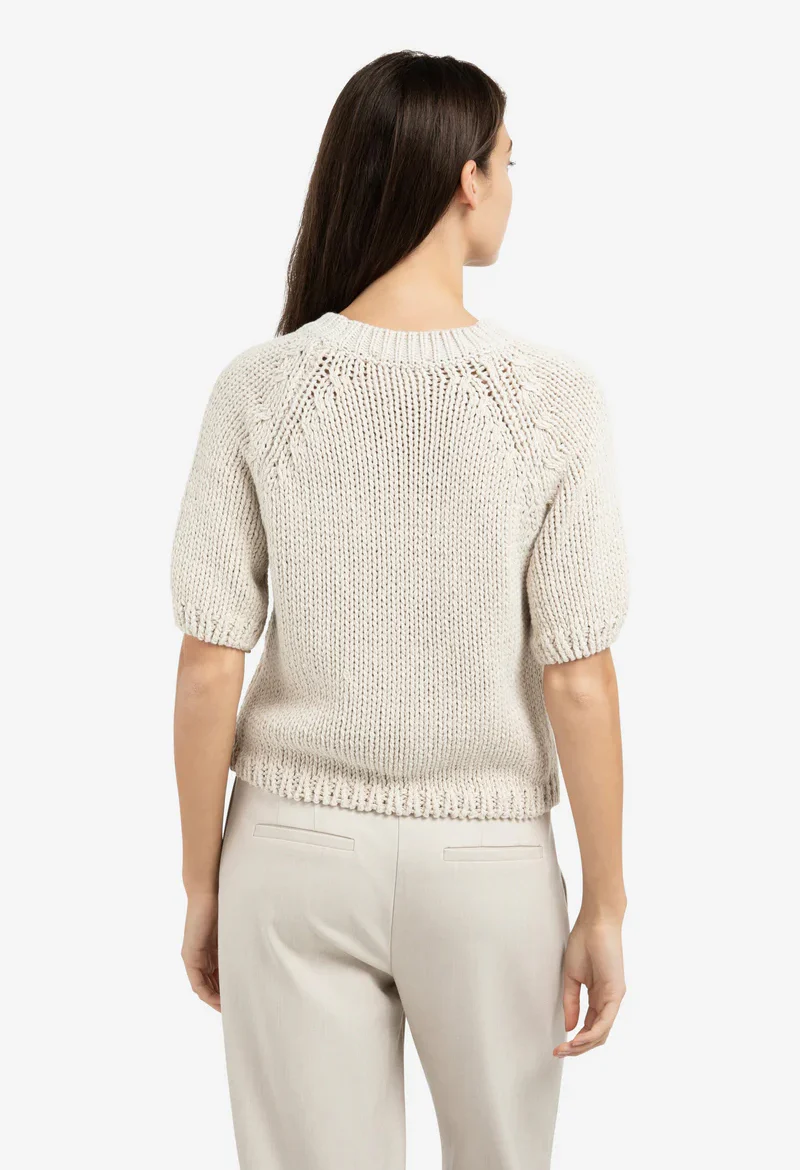 Short Sleeve Chunky knit Jumper - Image 8
