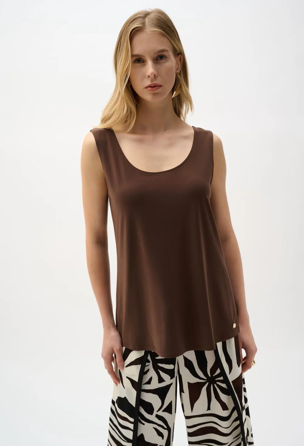 Silky Knit Scoop Neck Camisole - Image 8