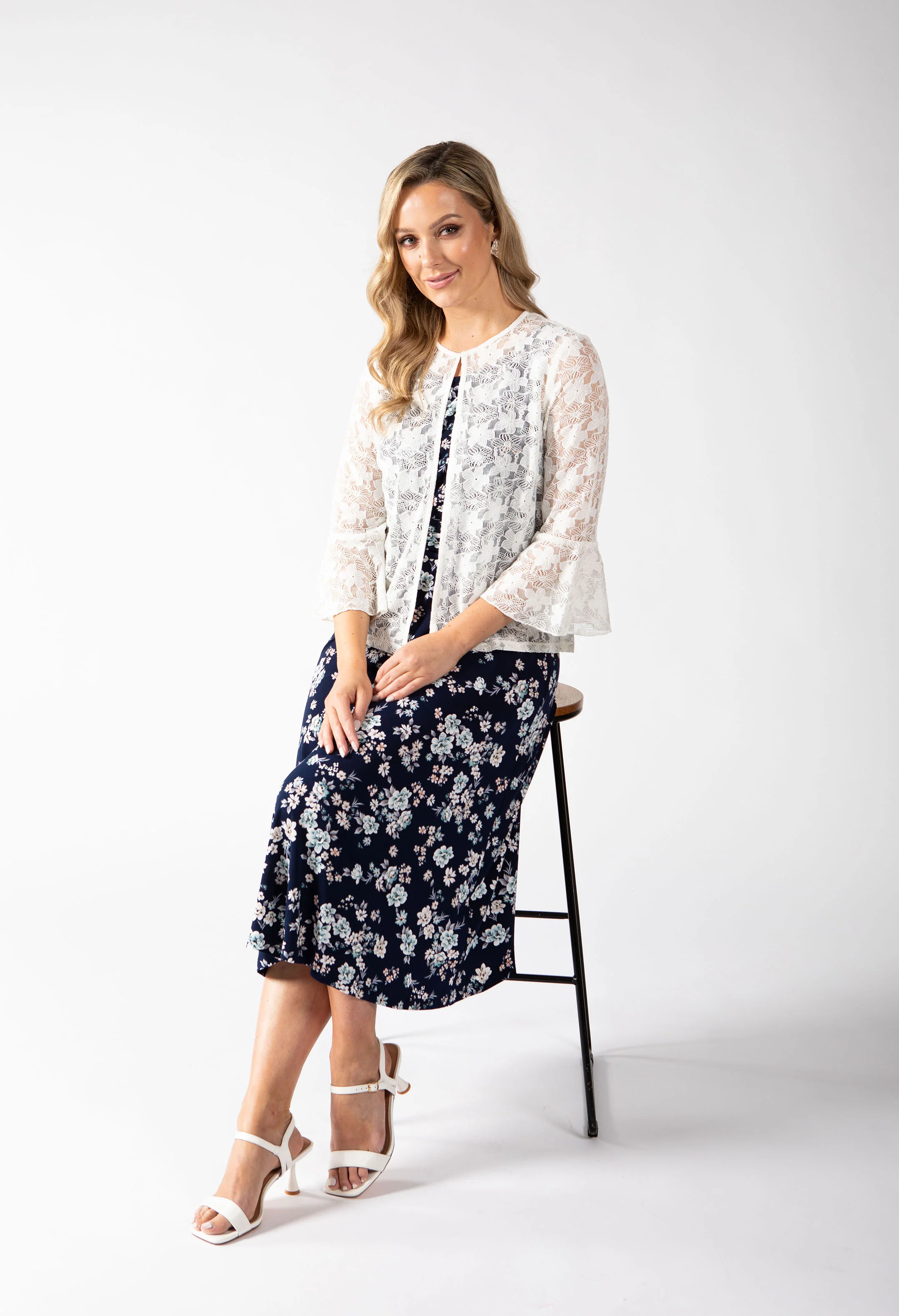 Sleeveless Floral Print Dress - Image 3