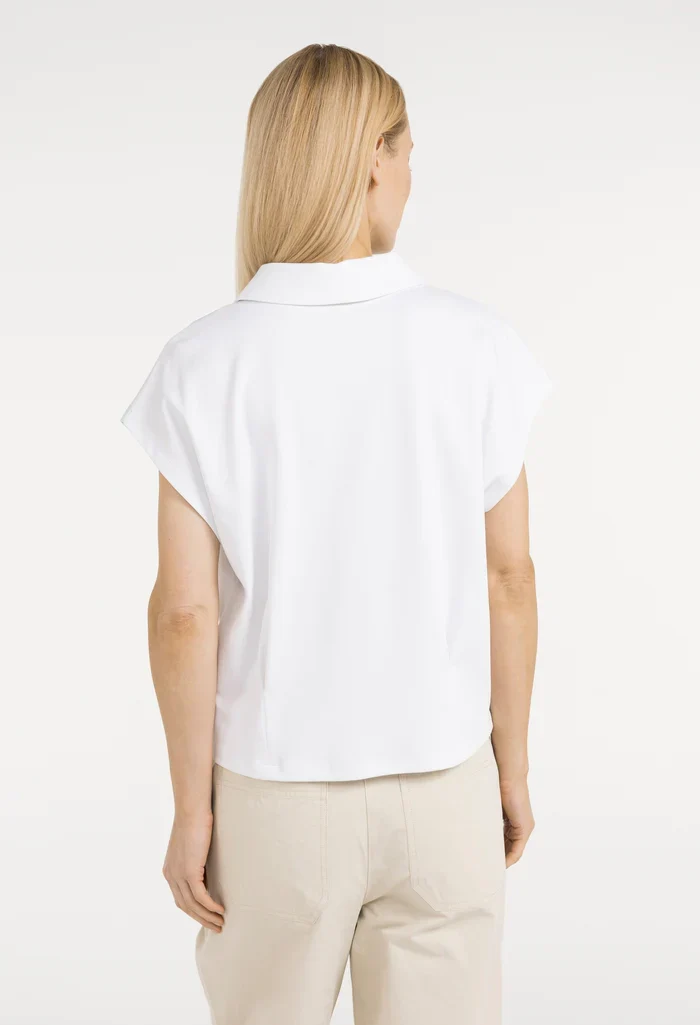 Sleeveless jersey blouse - Image 2