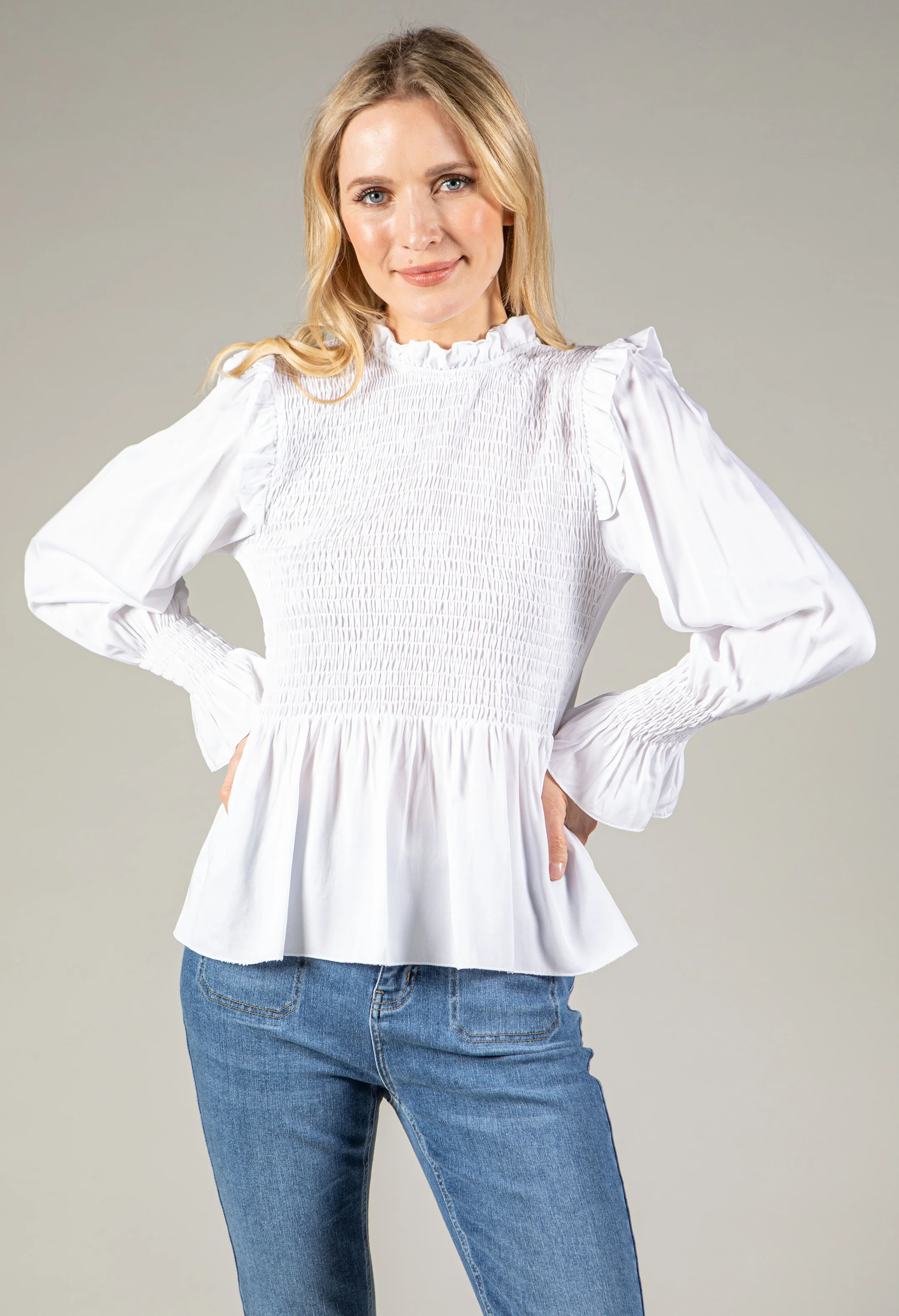 Smocking Detail Top - Image 9