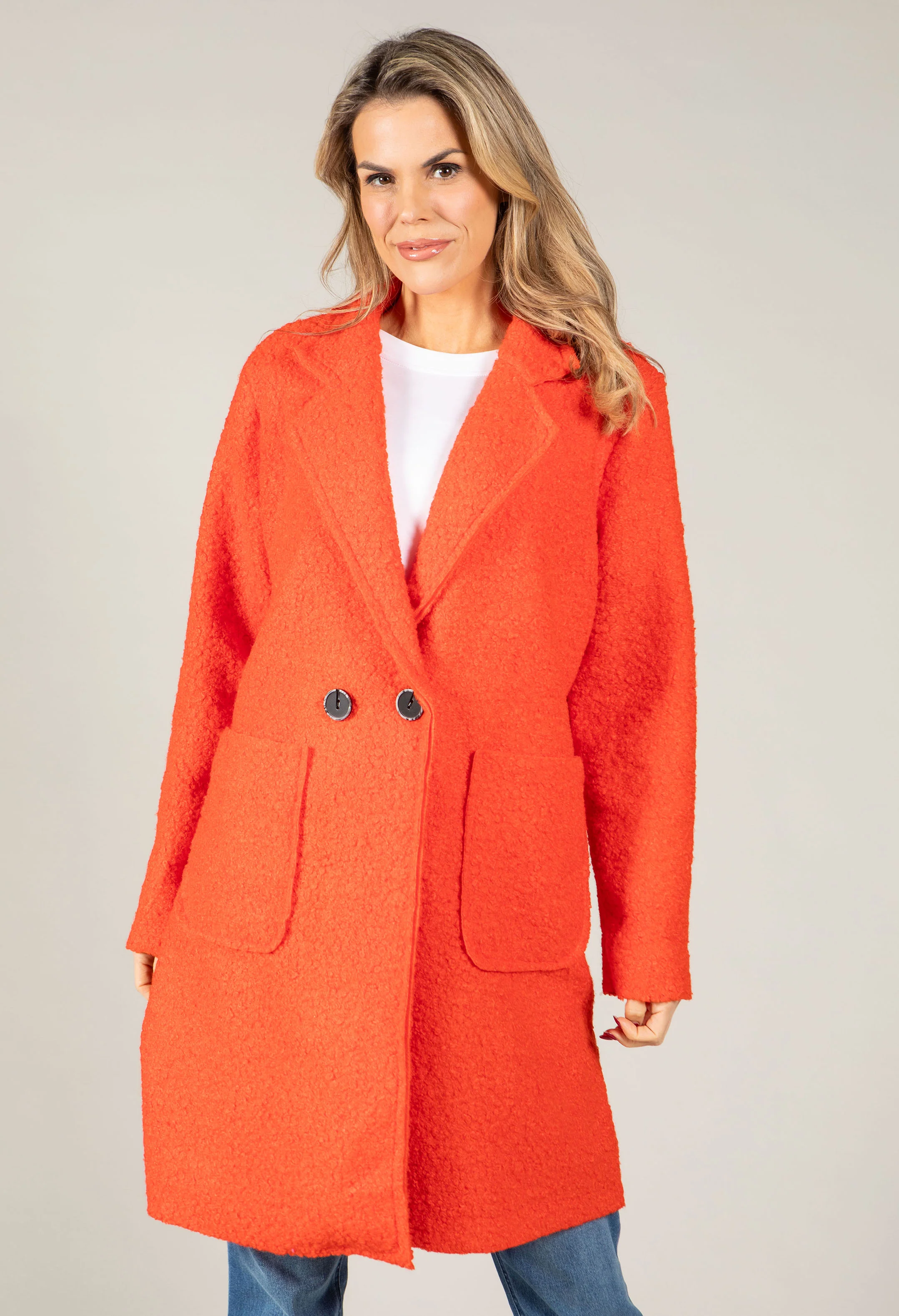 Soft Boucle Trench Coat - Image 14
