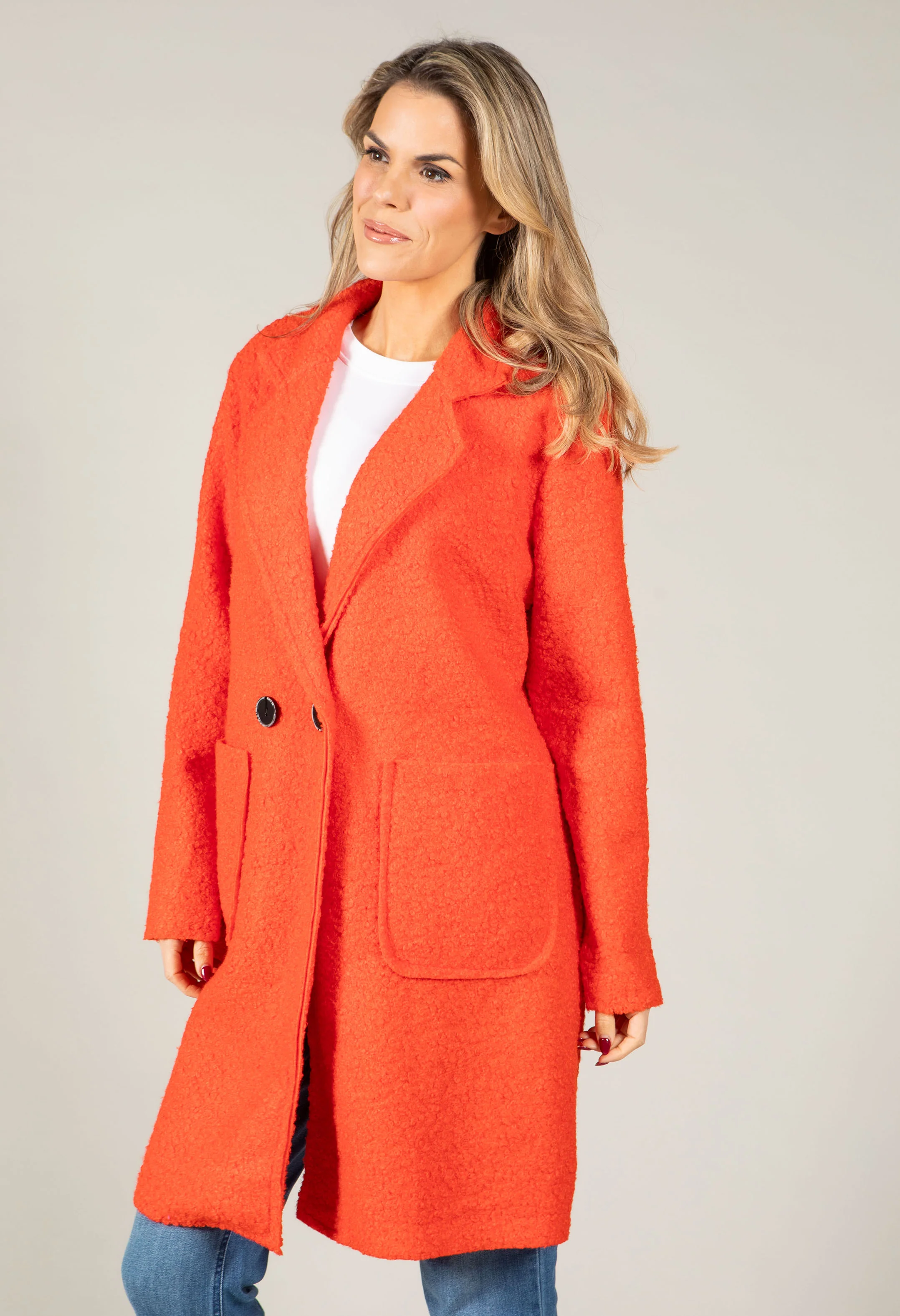 Soft Boucle Trench Coat - Image 15