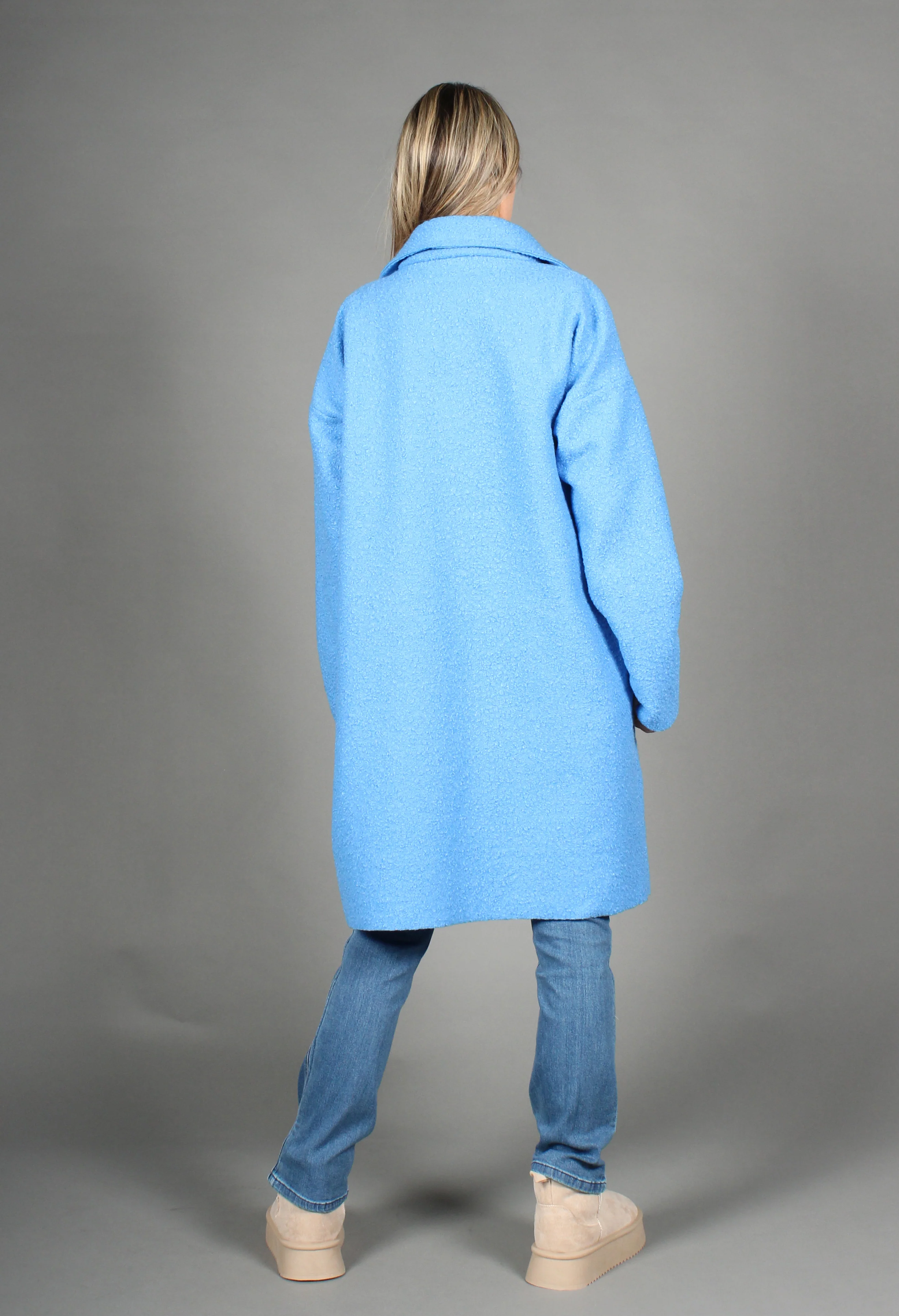 Soft Boucle Zip Up Coatigan - Image 19