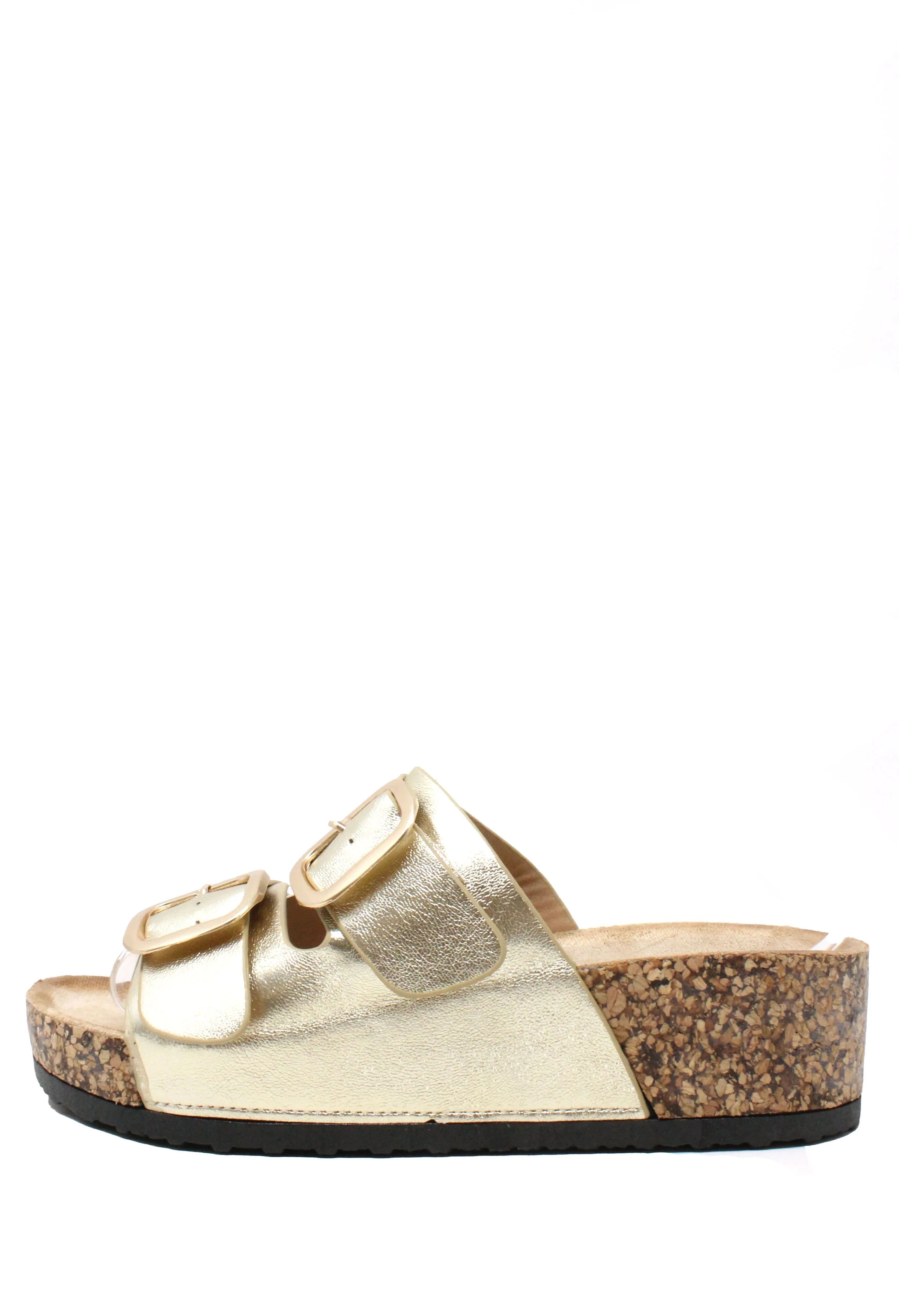 Soft Gold Buckle Sandal - Image 17