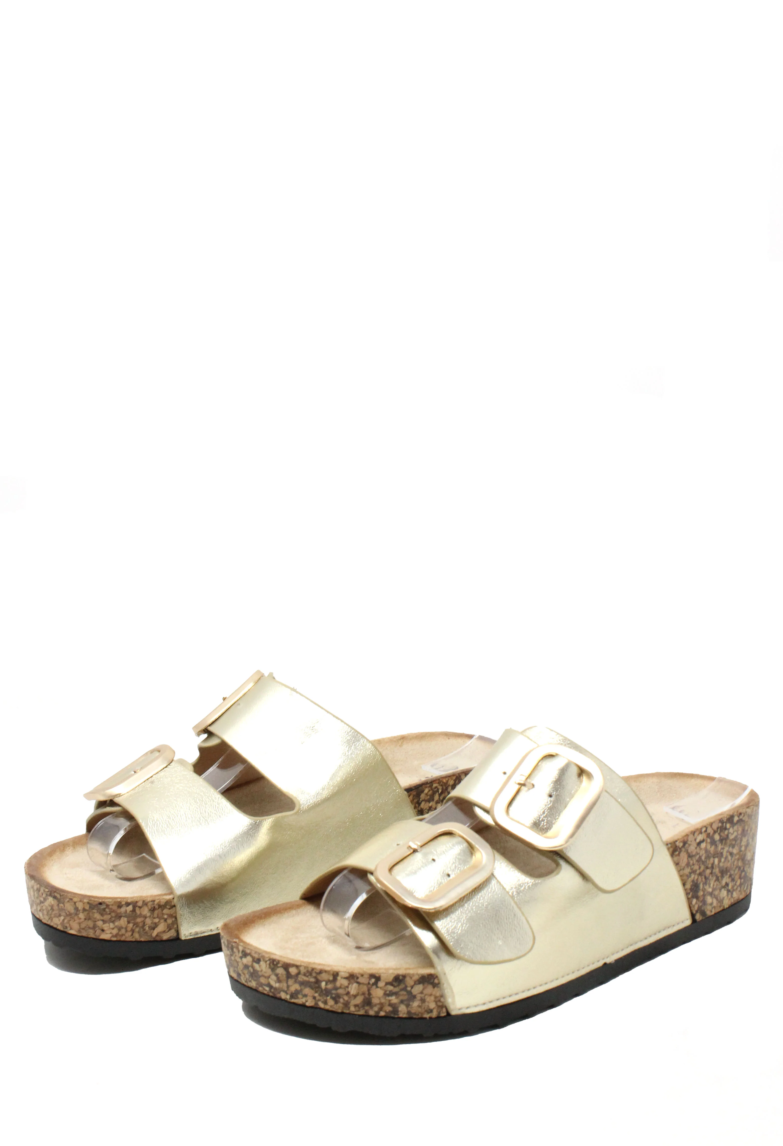 Soft Gold Buckle Sandal - Image 19