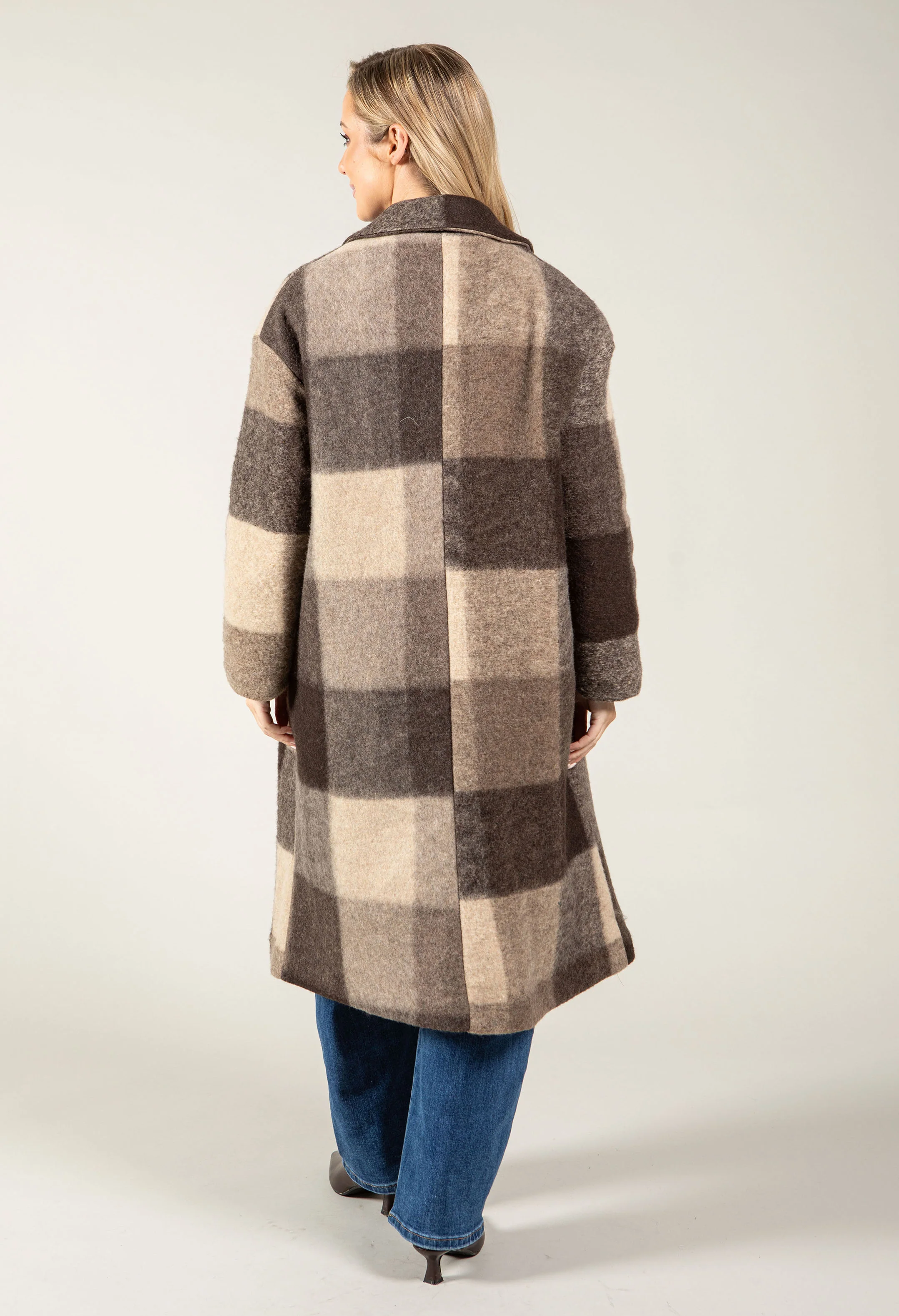 Soft Touch Check Trench Coat - Image 10