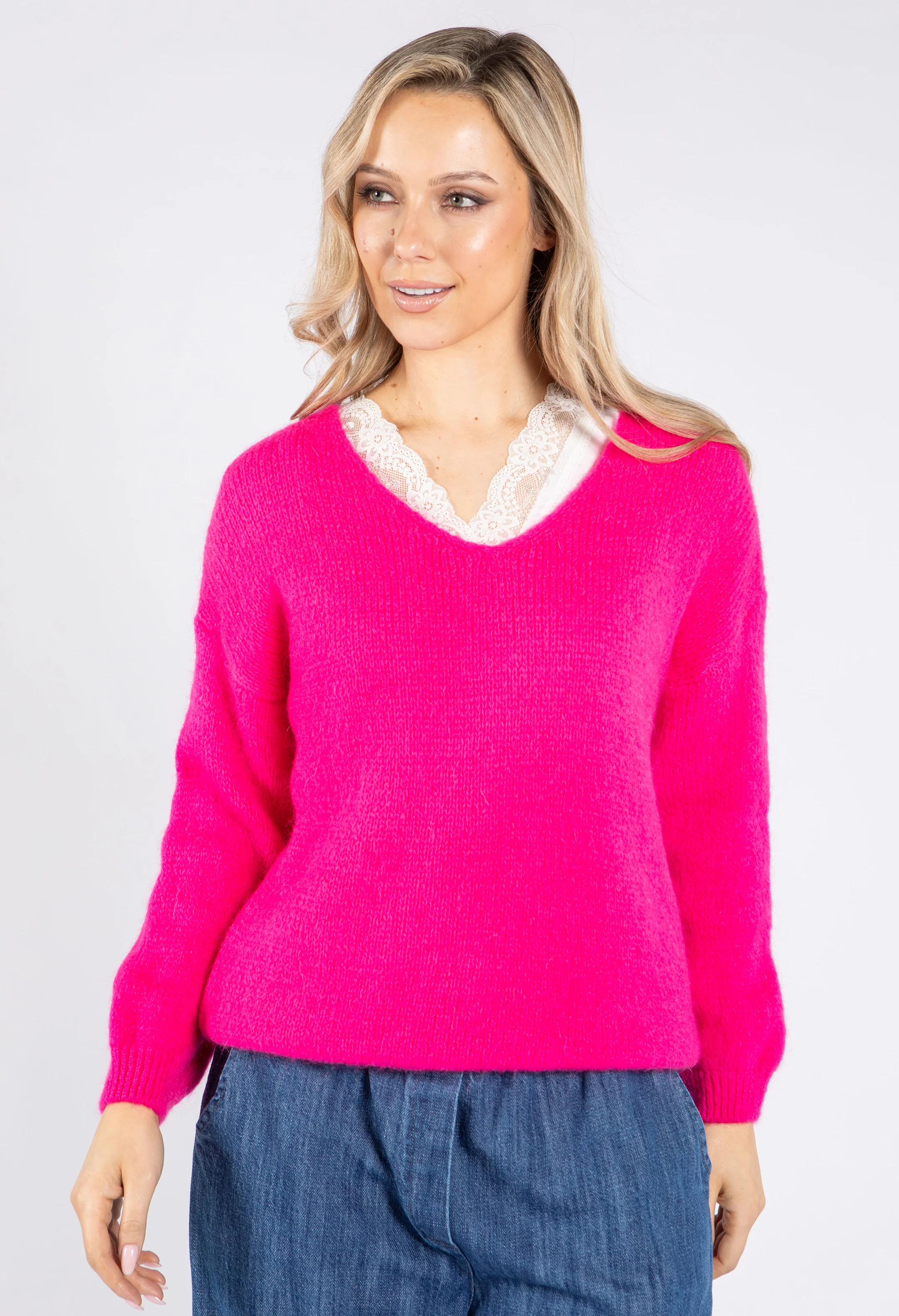 Soft Touch V Neck Knit Pullover - Image 5