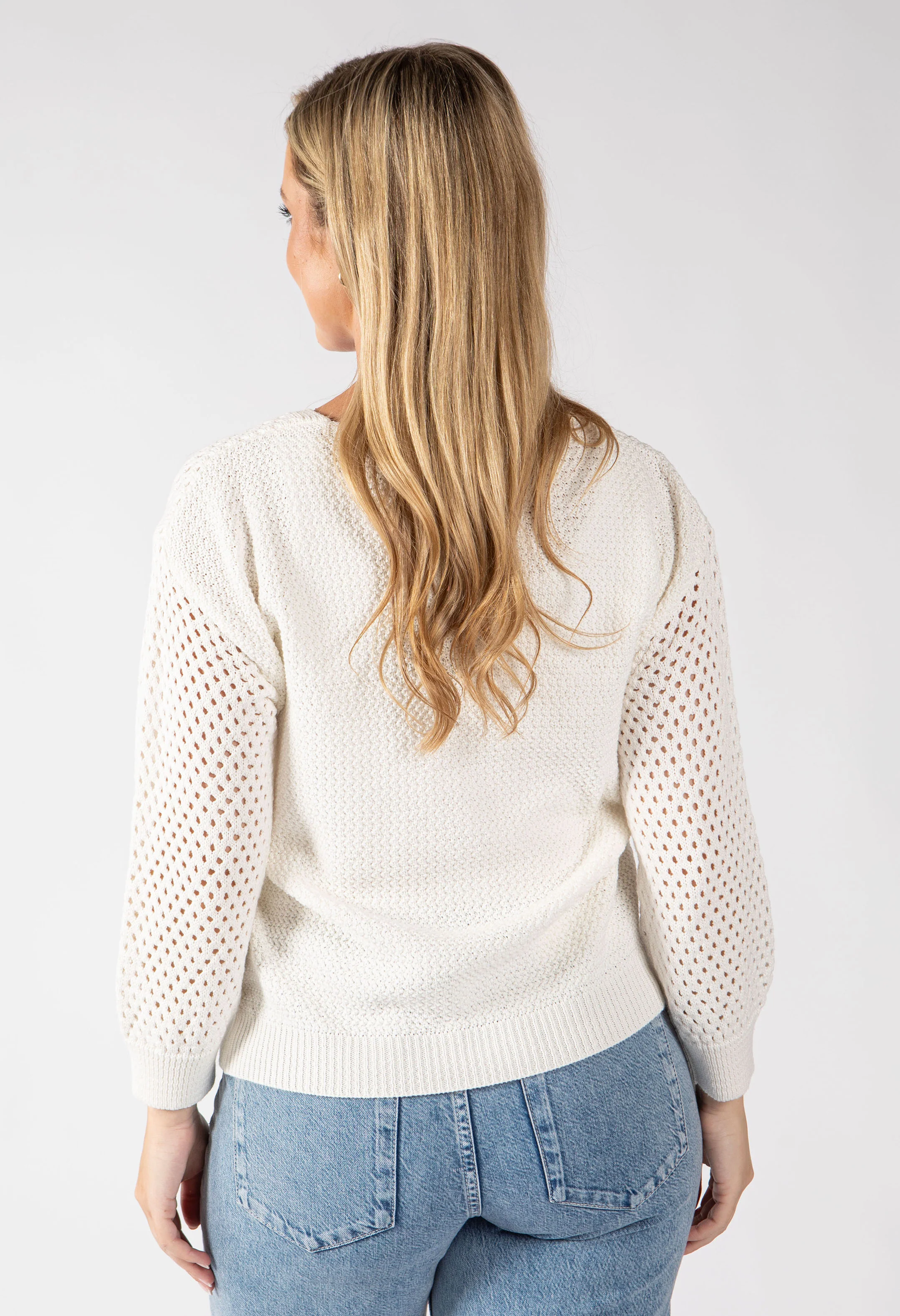 Solene Crochet Knit Jumper - Image 4