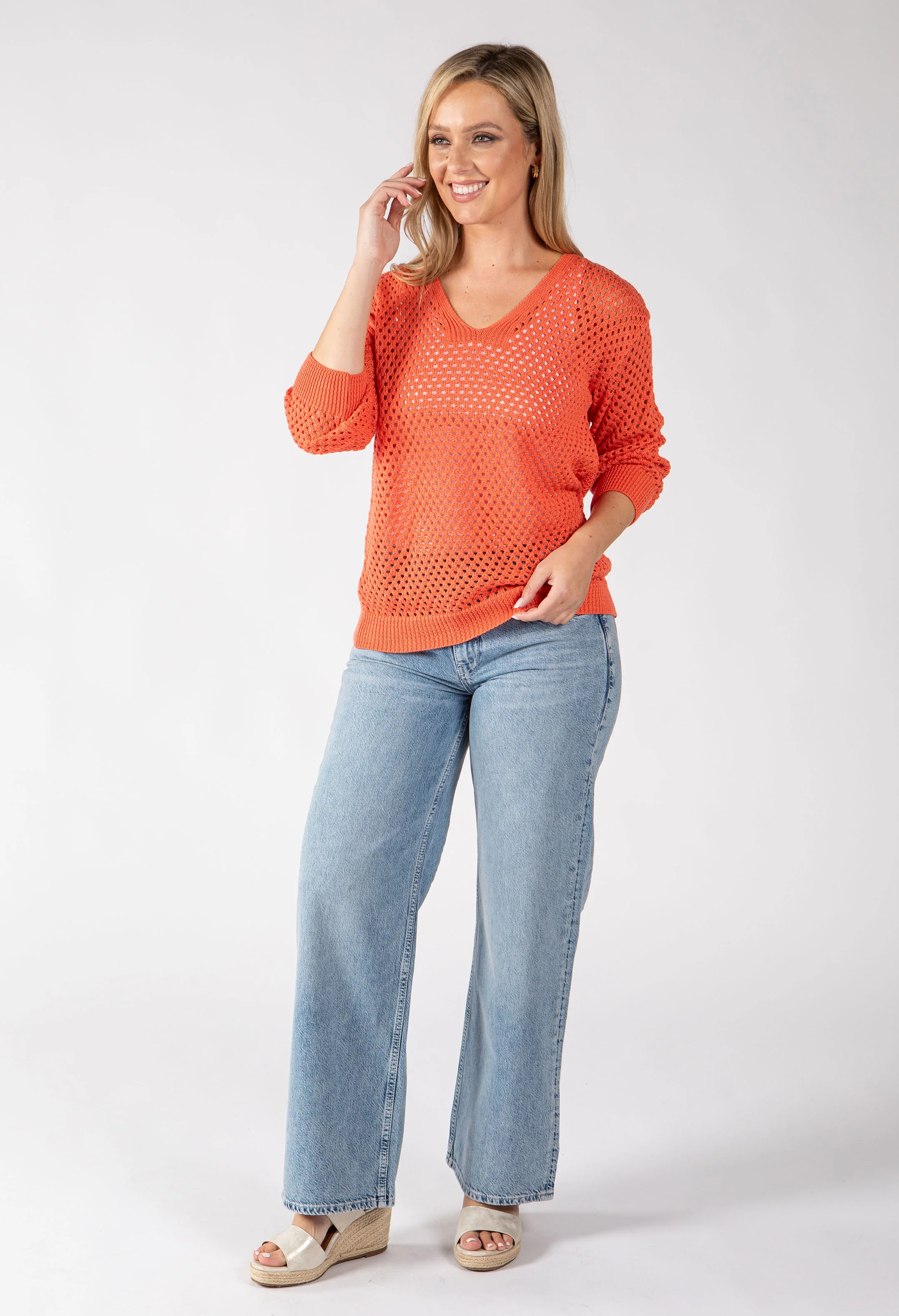 Solene Crochet Knit Jumper - Image 7