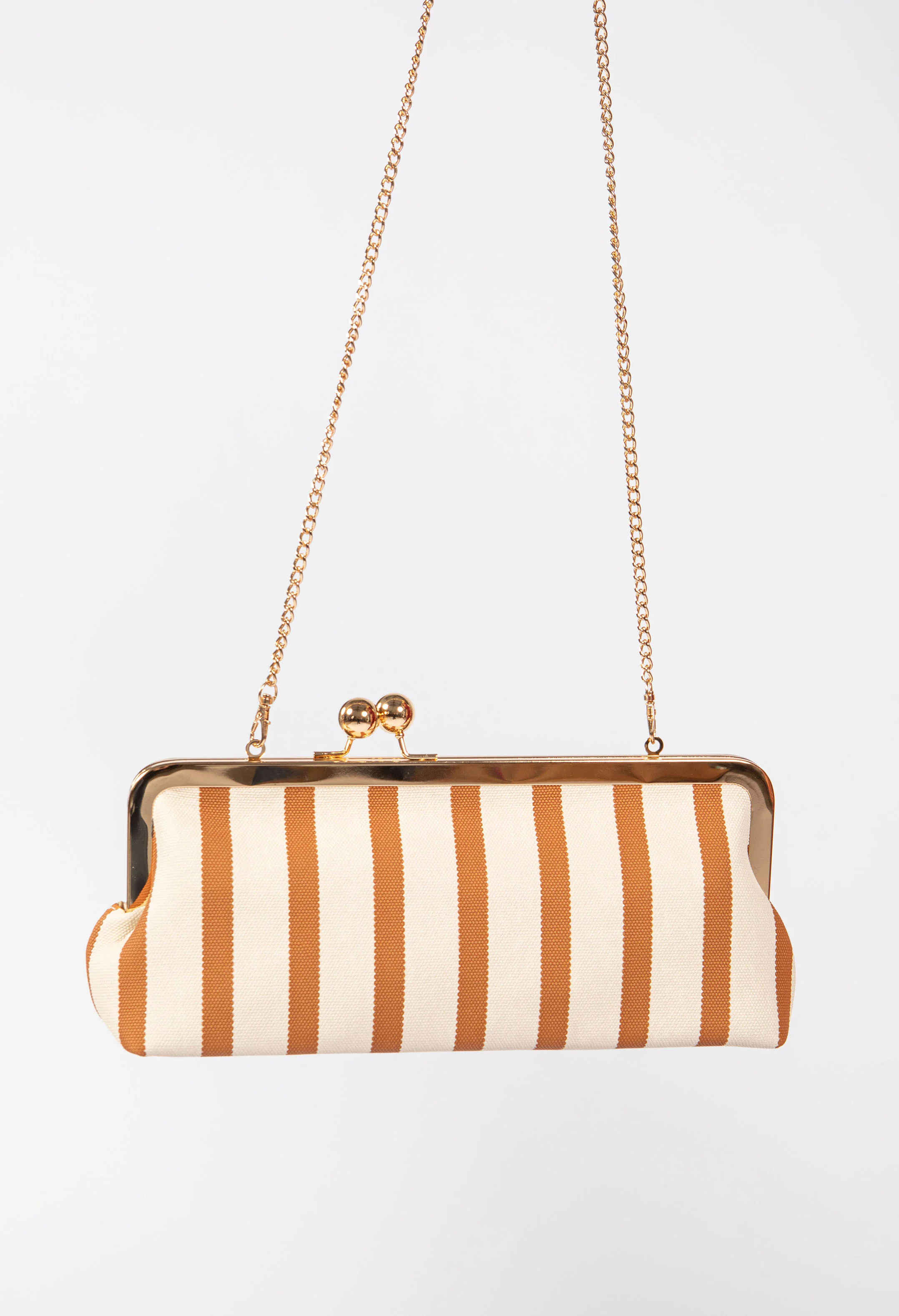 Striped Canvas Clutch Bag - Image 20