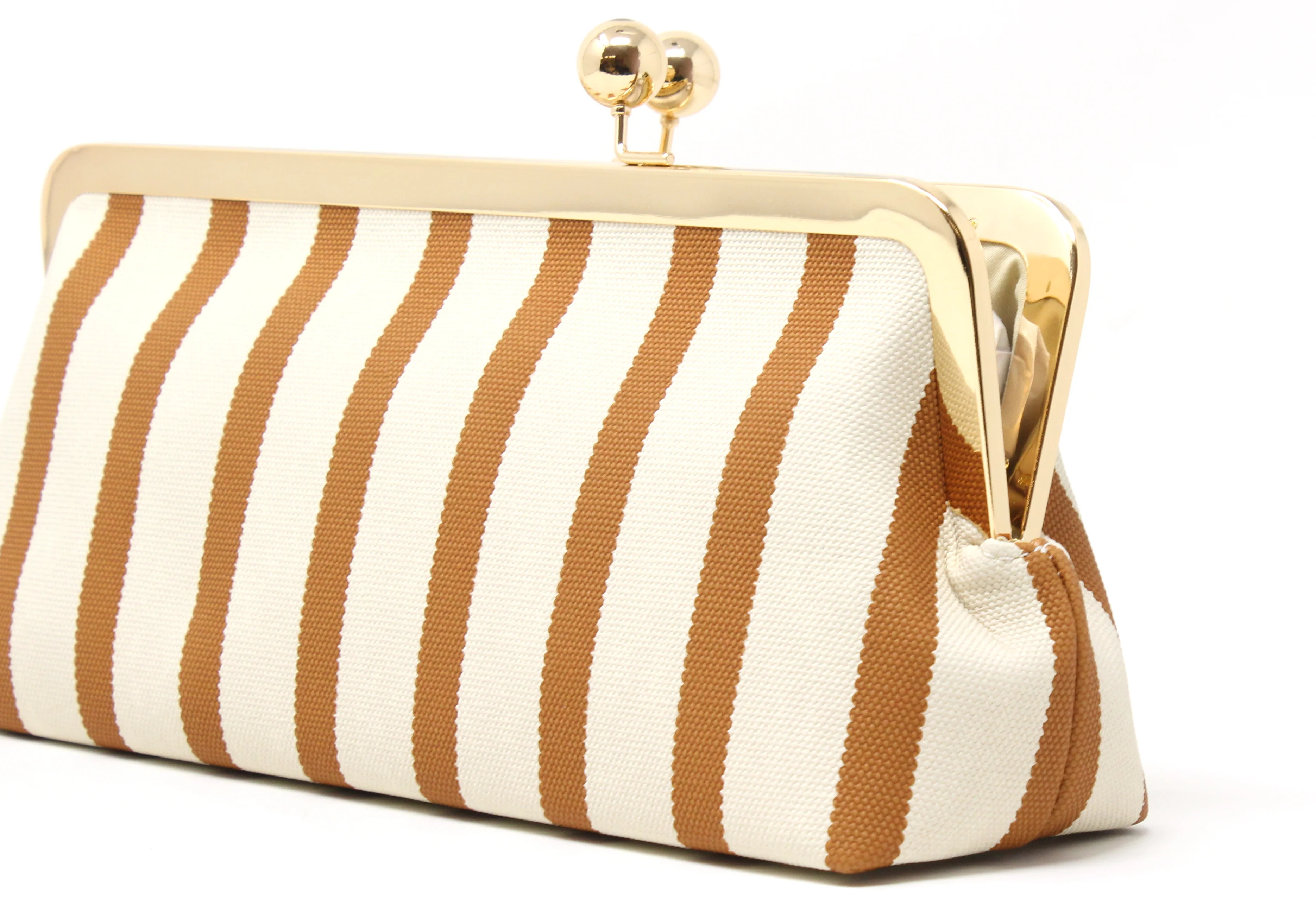 Striped Canvas Clutch Bag - Image 24