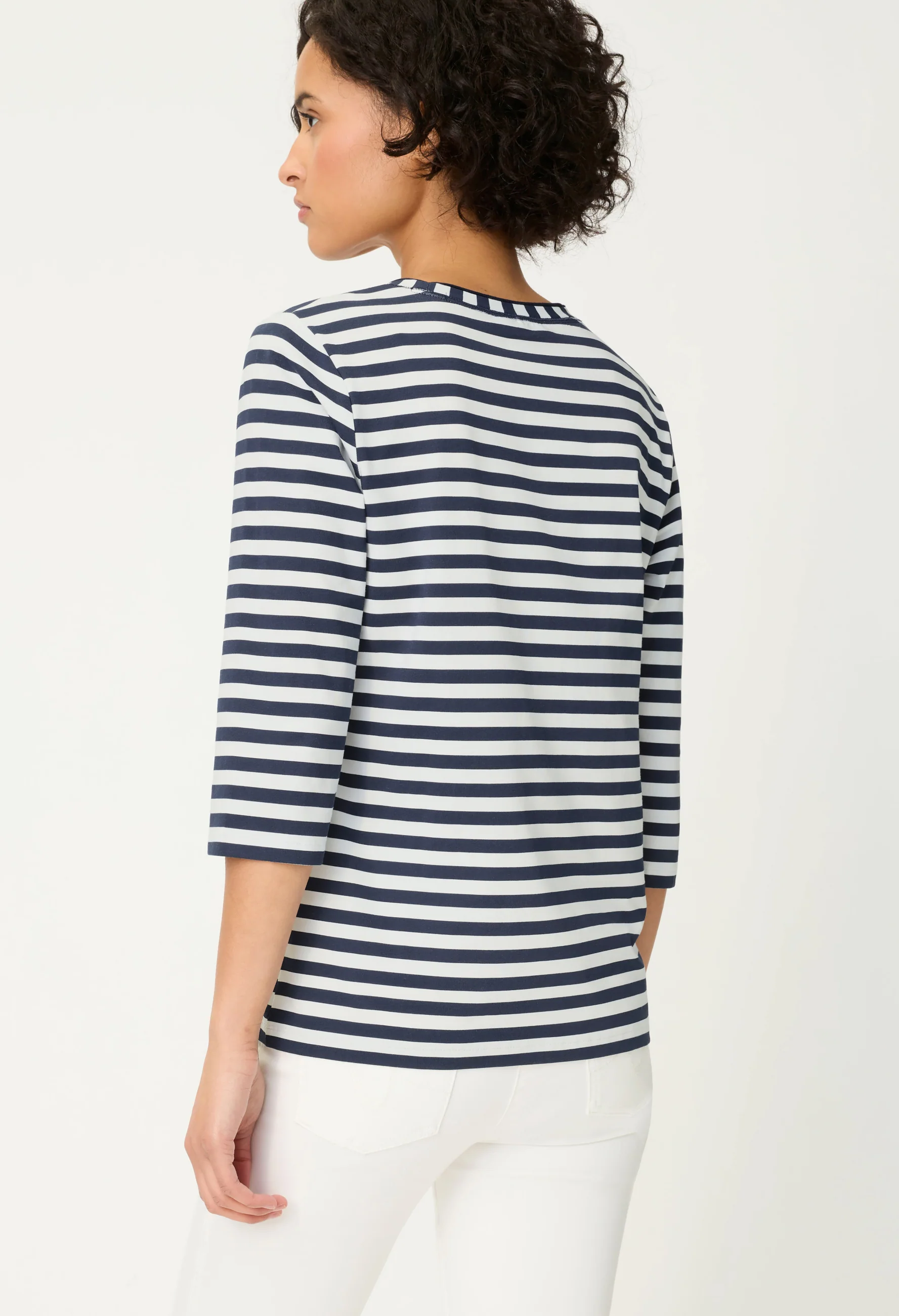 Striped Floral Top - Image 2
